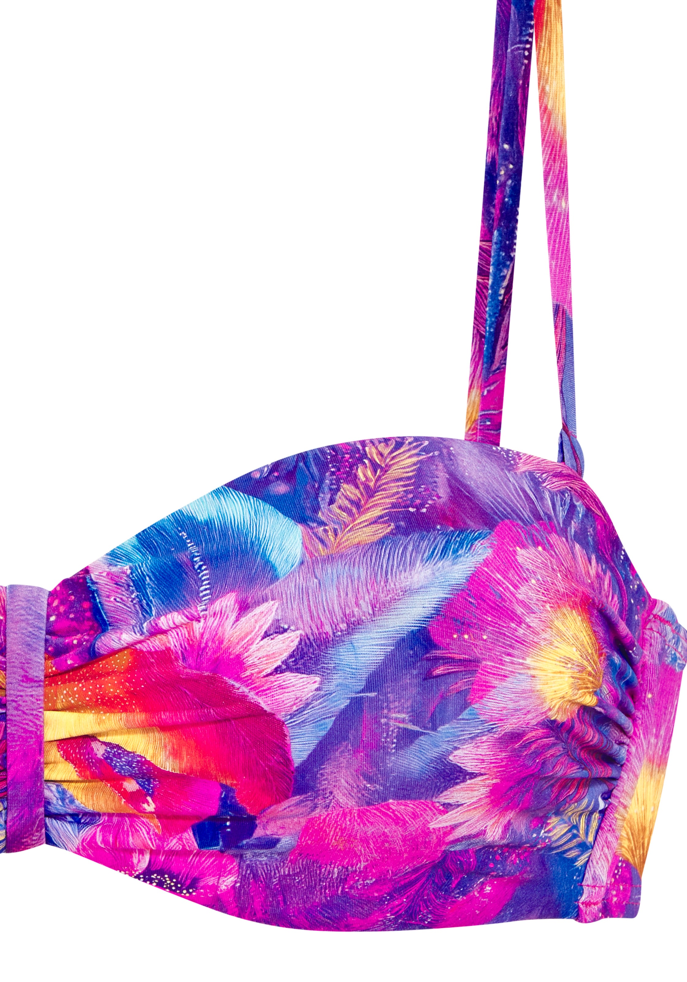 Venice Beach Bügel-Bandeau-Bikini-Top »Zarina« im farbenträchtigem Design