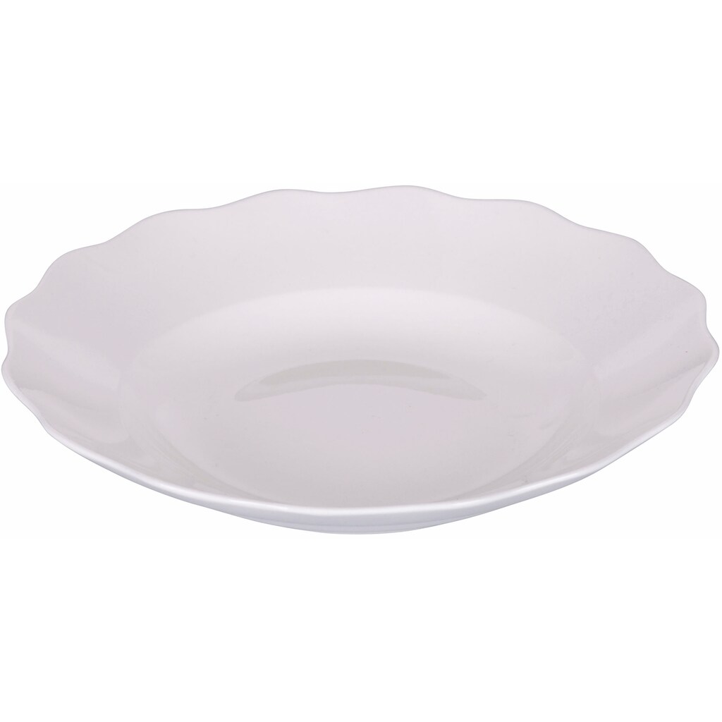Villa d'Este Teller-Set »Geschirr-Set Versailles«, (Set, 12 tlg.), Service, Tafelservice, weiß, 12 Teile, für 4 Personen