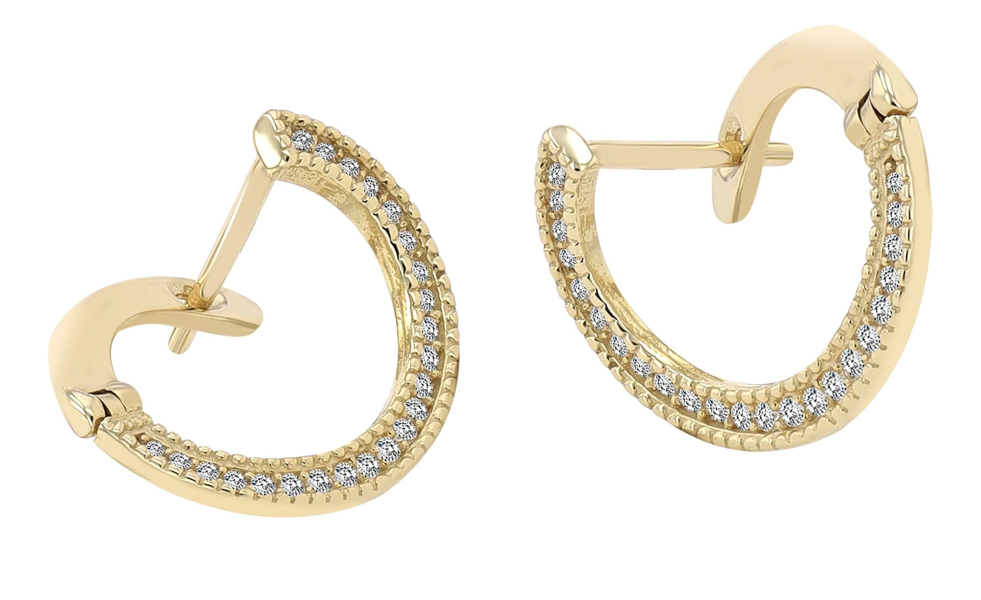 Adelia´s Paar Ohrstecker »Damen Ohrringe ¿ Ohrstecker aus 333 Gold mit Zirkonia«