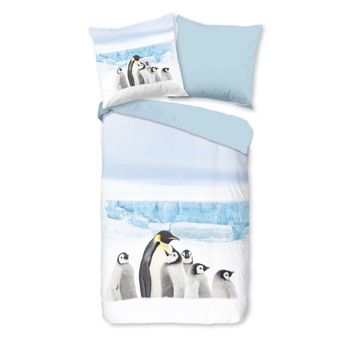 TRAUMSCHLAF Bettwäsche »Pinguin«, (2 tlg.), besonders weich und warm