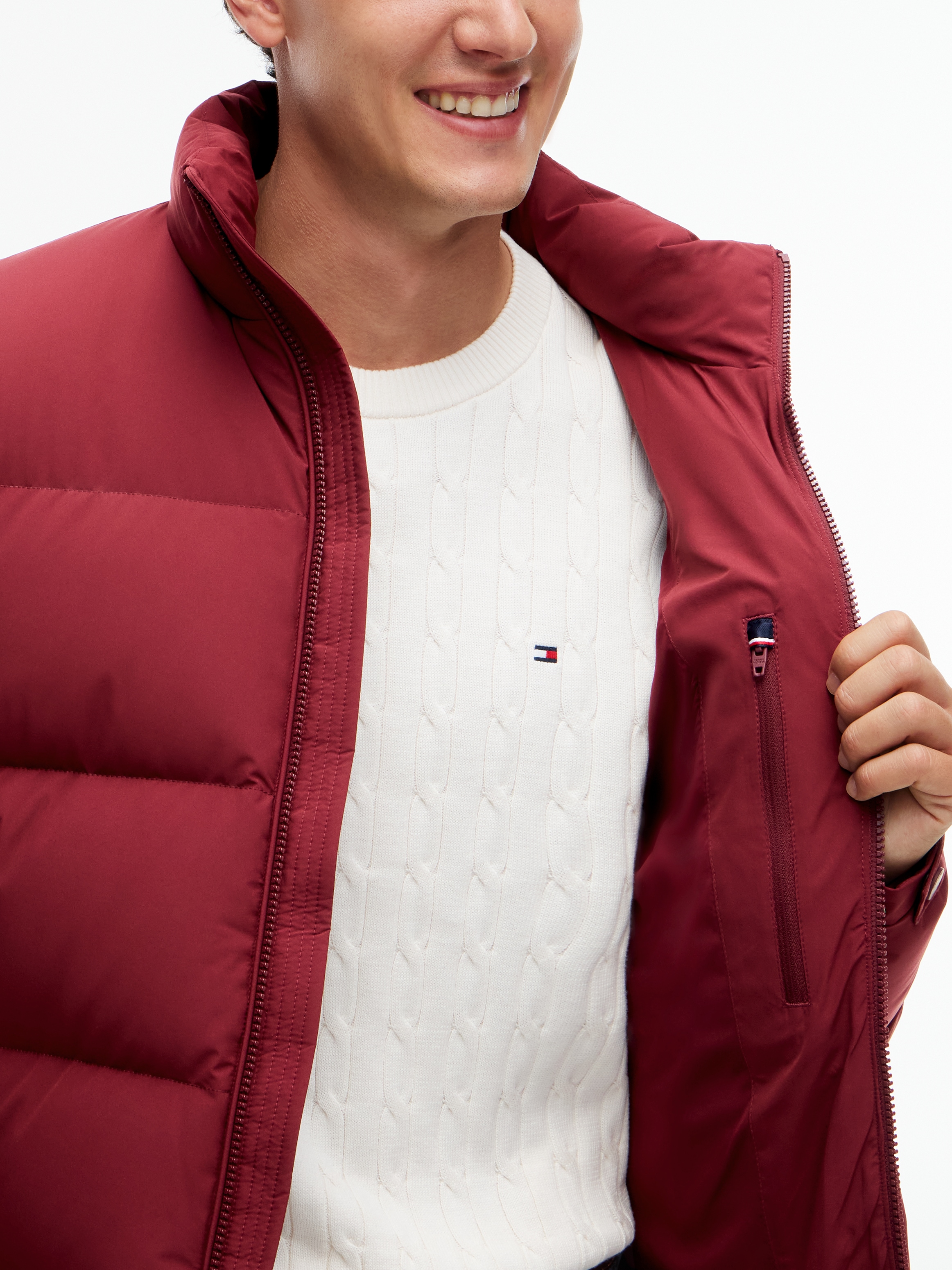 Tommy Hilfiger Daunenjacke »DOWN STAND PUFFER« Winterjacke, weiche Dauenfüllung