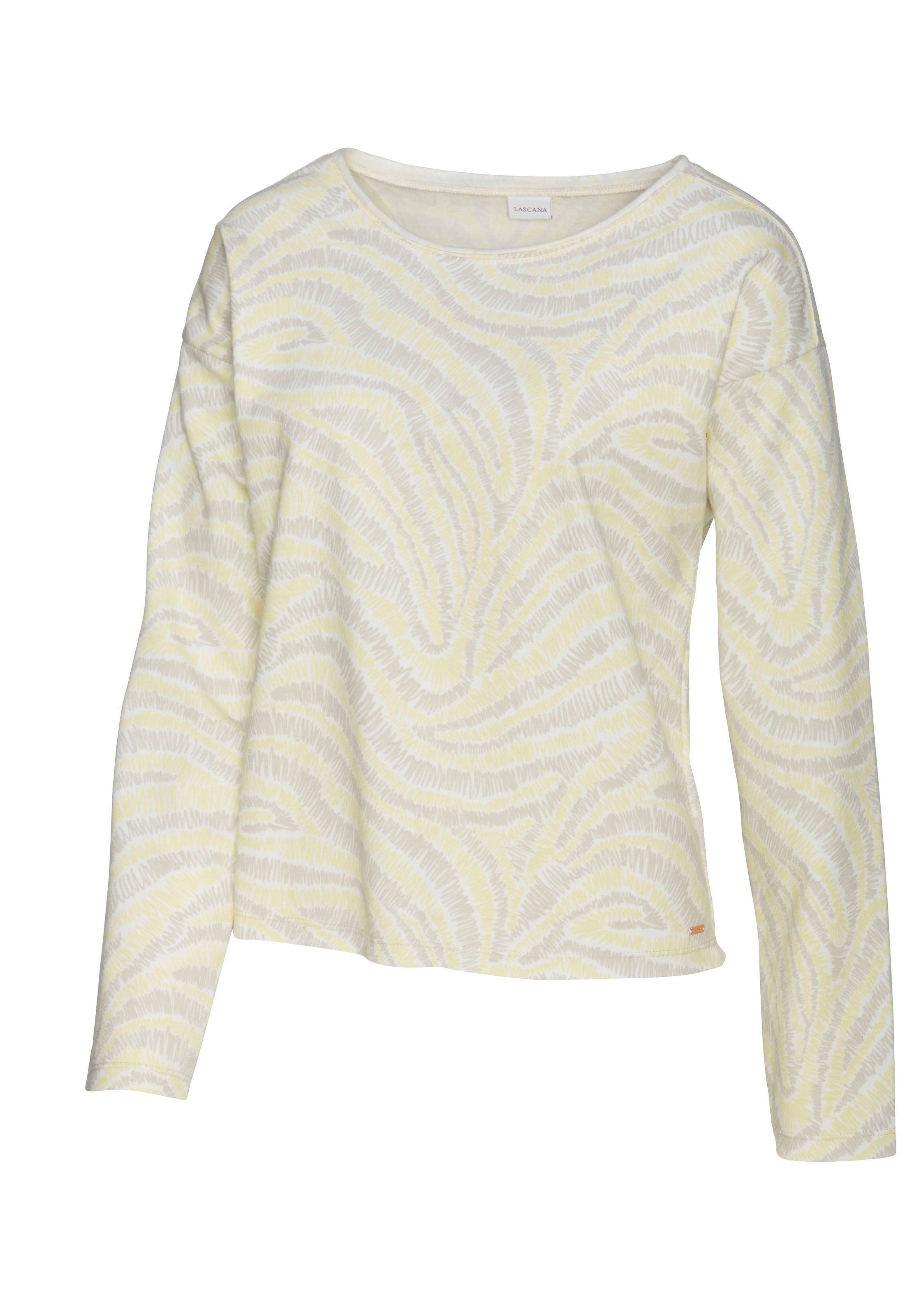 LASCANA Sweatshirt, mit Statement Druck, Loungeanzug