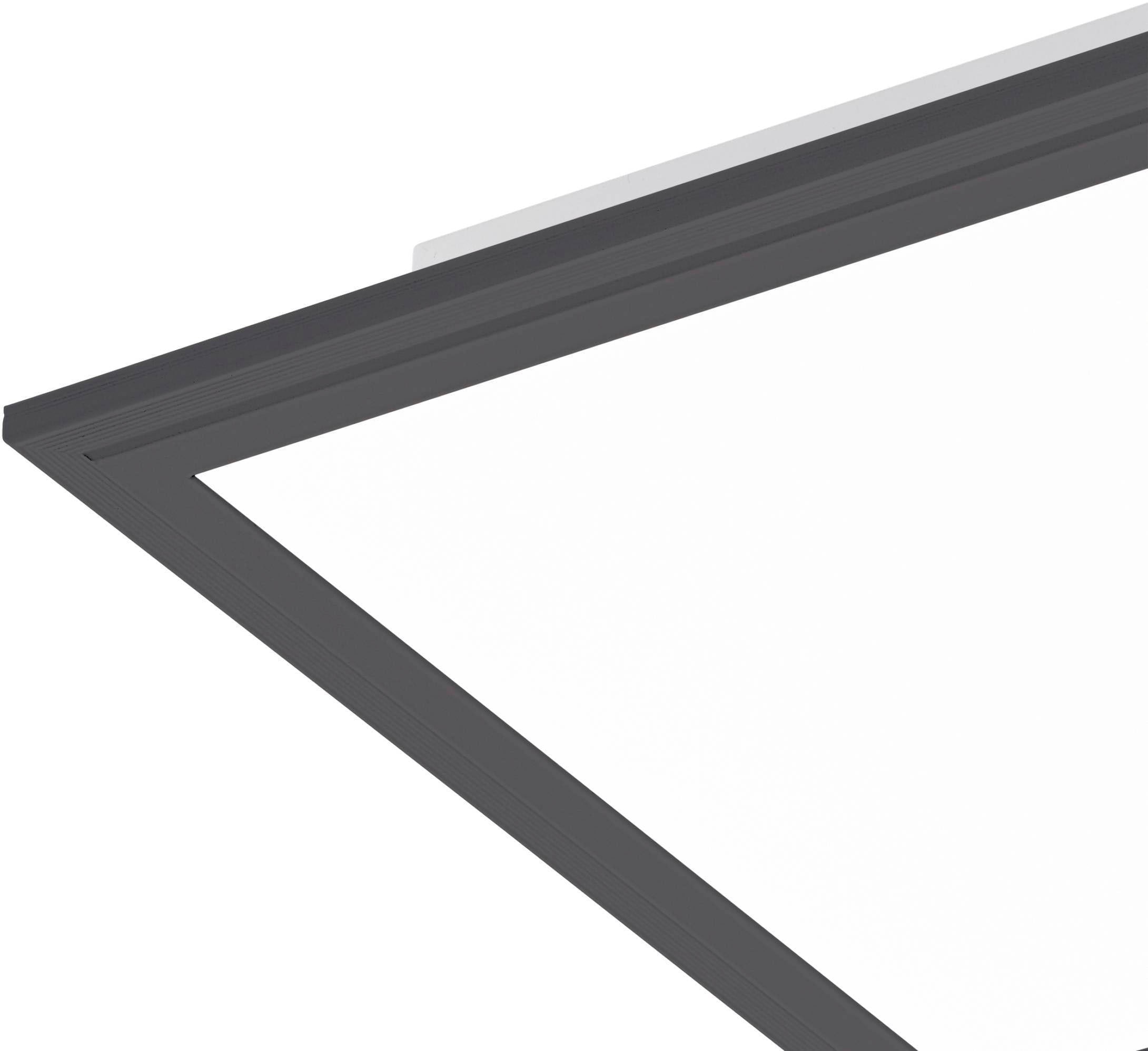 EGLO LED Deckenleuchte »Salobrena«, 1 flammig-flammig, LED Panel 30 cm, Deckenlampe in Schwarz aus Aluminium und Kunststoff