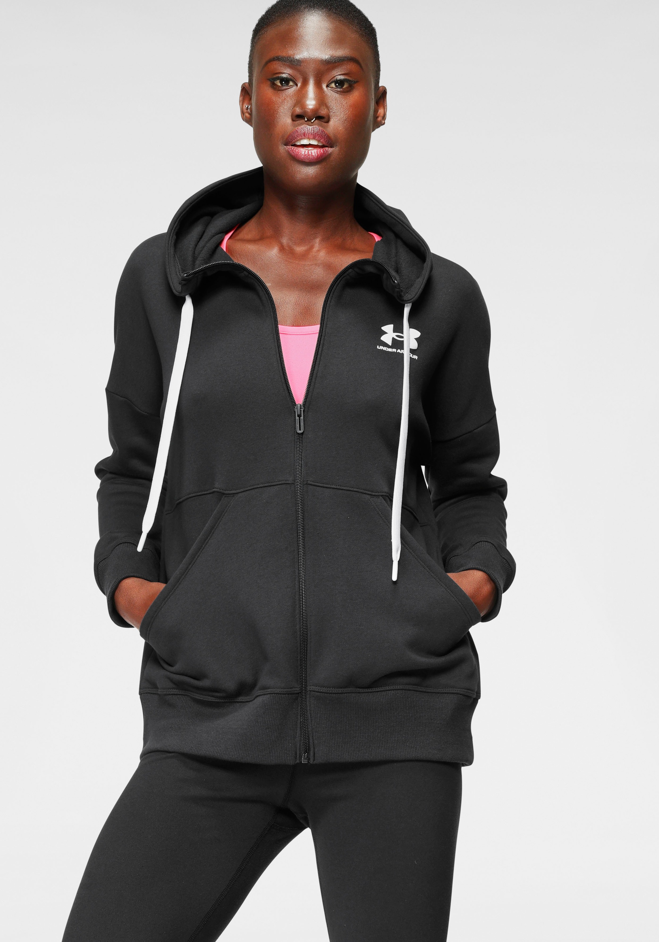 Under Armour® Kapuzensweatjacke »RIVAL FLEECE FULL ZIP«