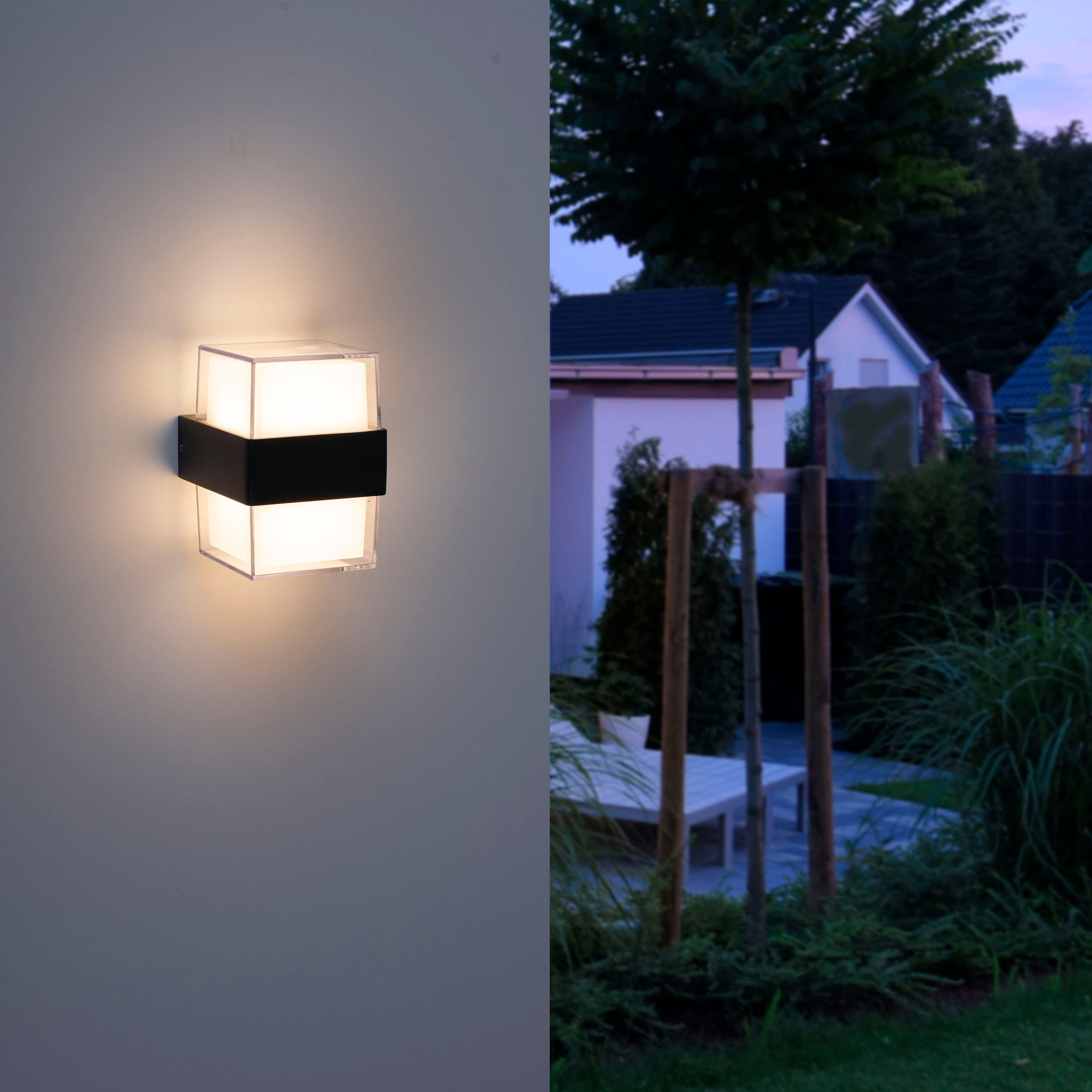 2 OTTO bei Außen-Wandleuchte LED bestellen Paul Neuhaus flammig-flammig, »CARA«, IP44