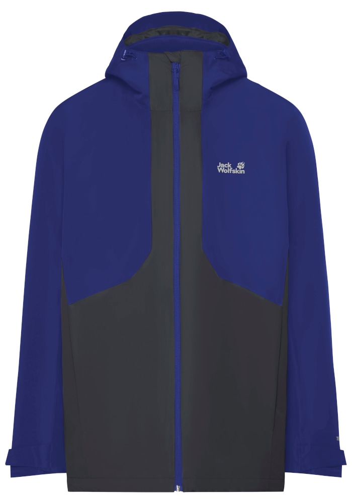 Jack Wolfskin 3-in-1-Funktionsjacke »STONETRAIL 3IN1 JKT M« mit Kapuze mit dreifacher Tragemöglichkeit, wasserdicht, winddicht, atmungsaktiv