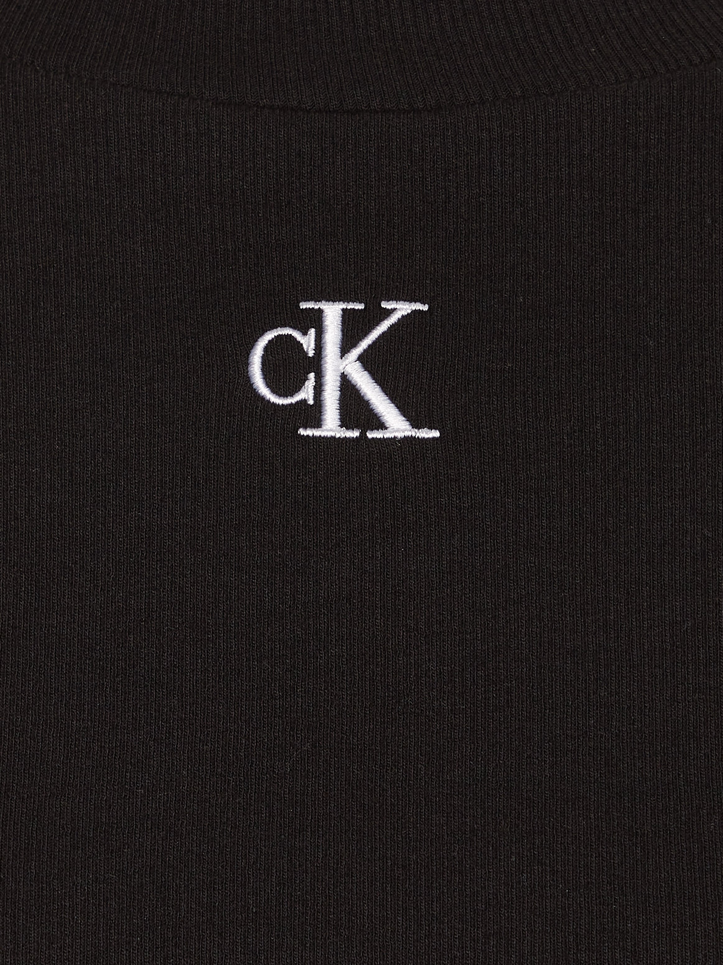 Calvin Klein Jeans T-Shirt »CK RIB BABY TEE«, in kurzer Form