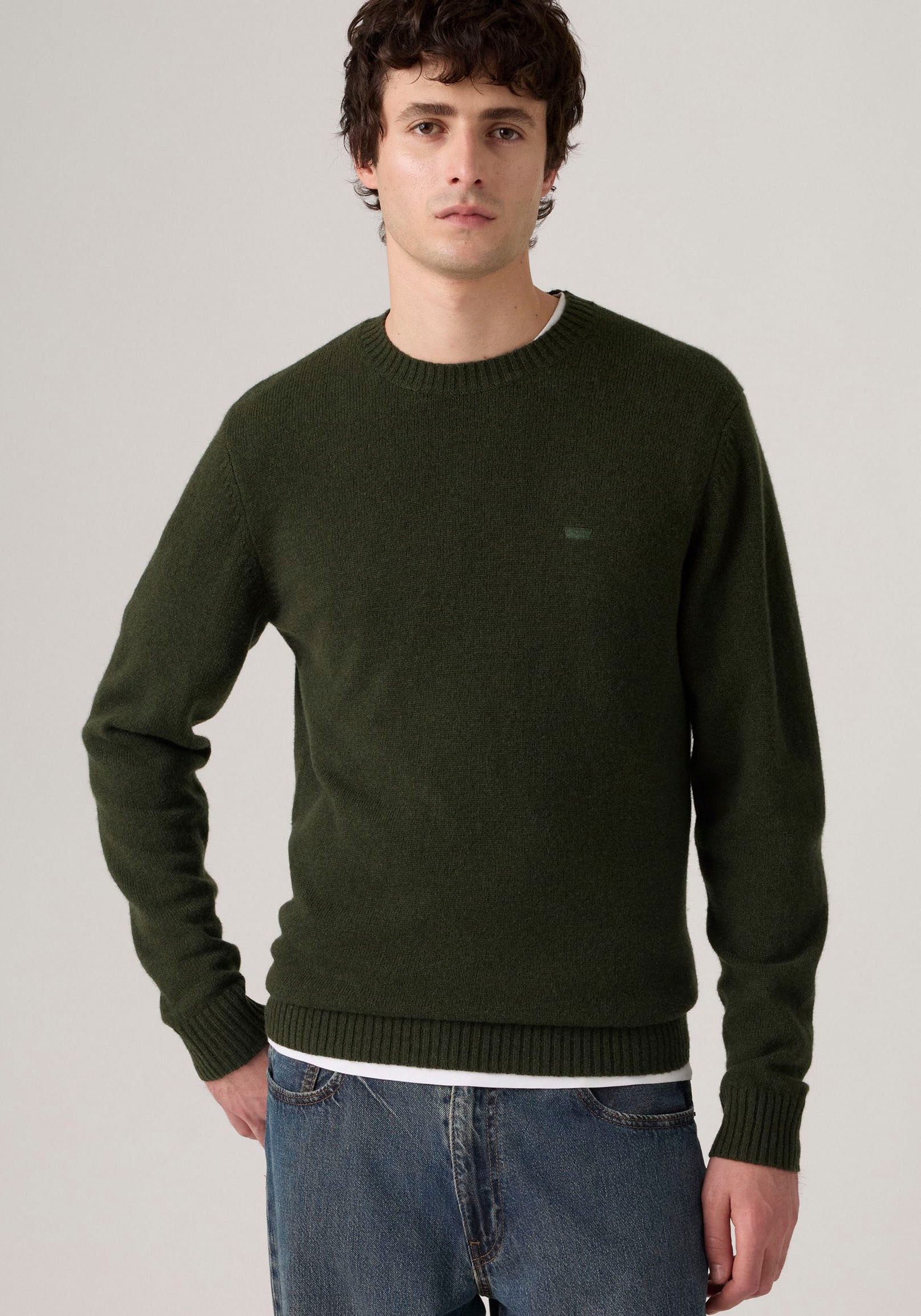 Levi's® Wollpullover »ORIGINAL HM SWEATER« klassische Rundhalsform