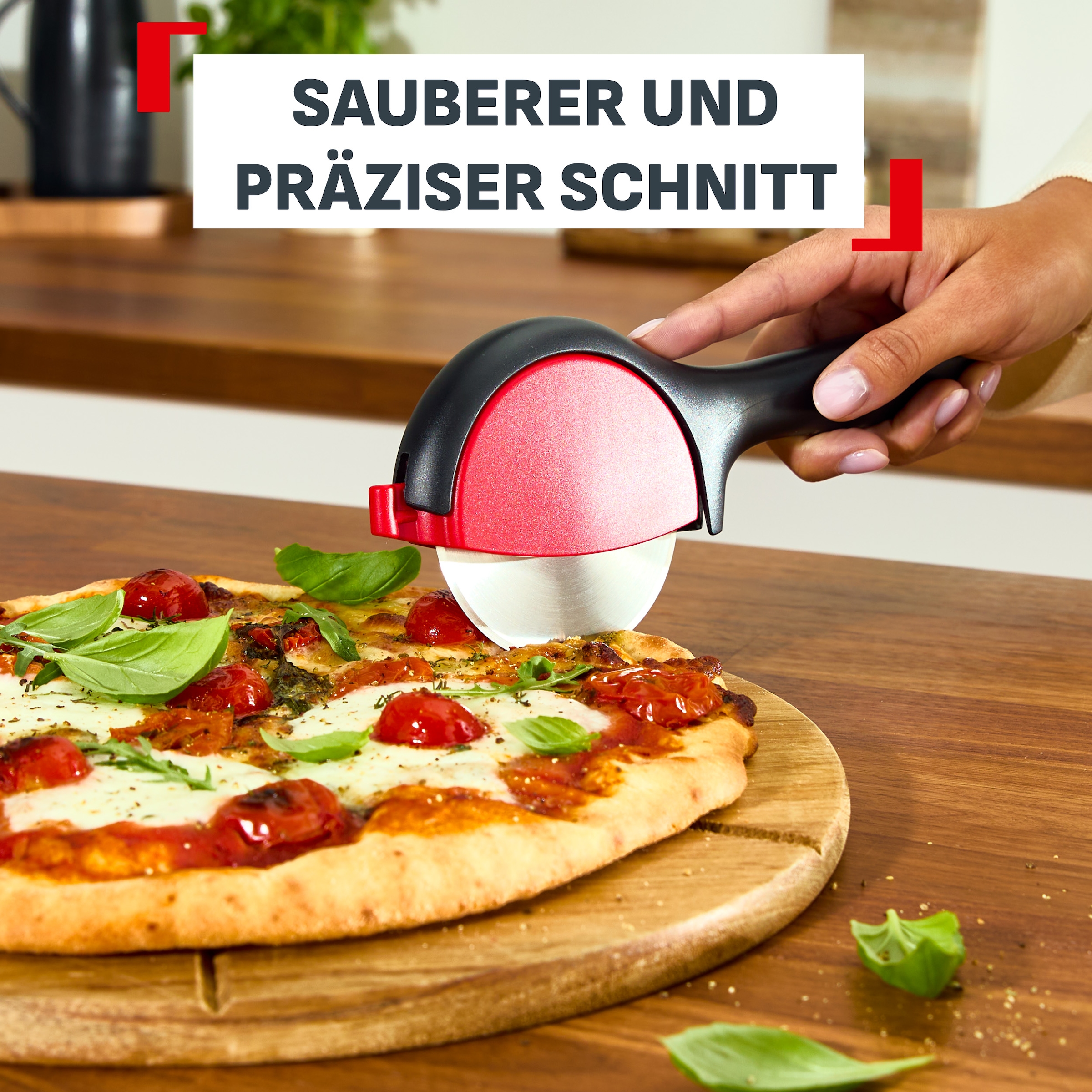 Tefal Pizzaschneider »Ingenio+« hitzebeständig bis 230°C, spülmaschinenfest, verstärktes Nylon