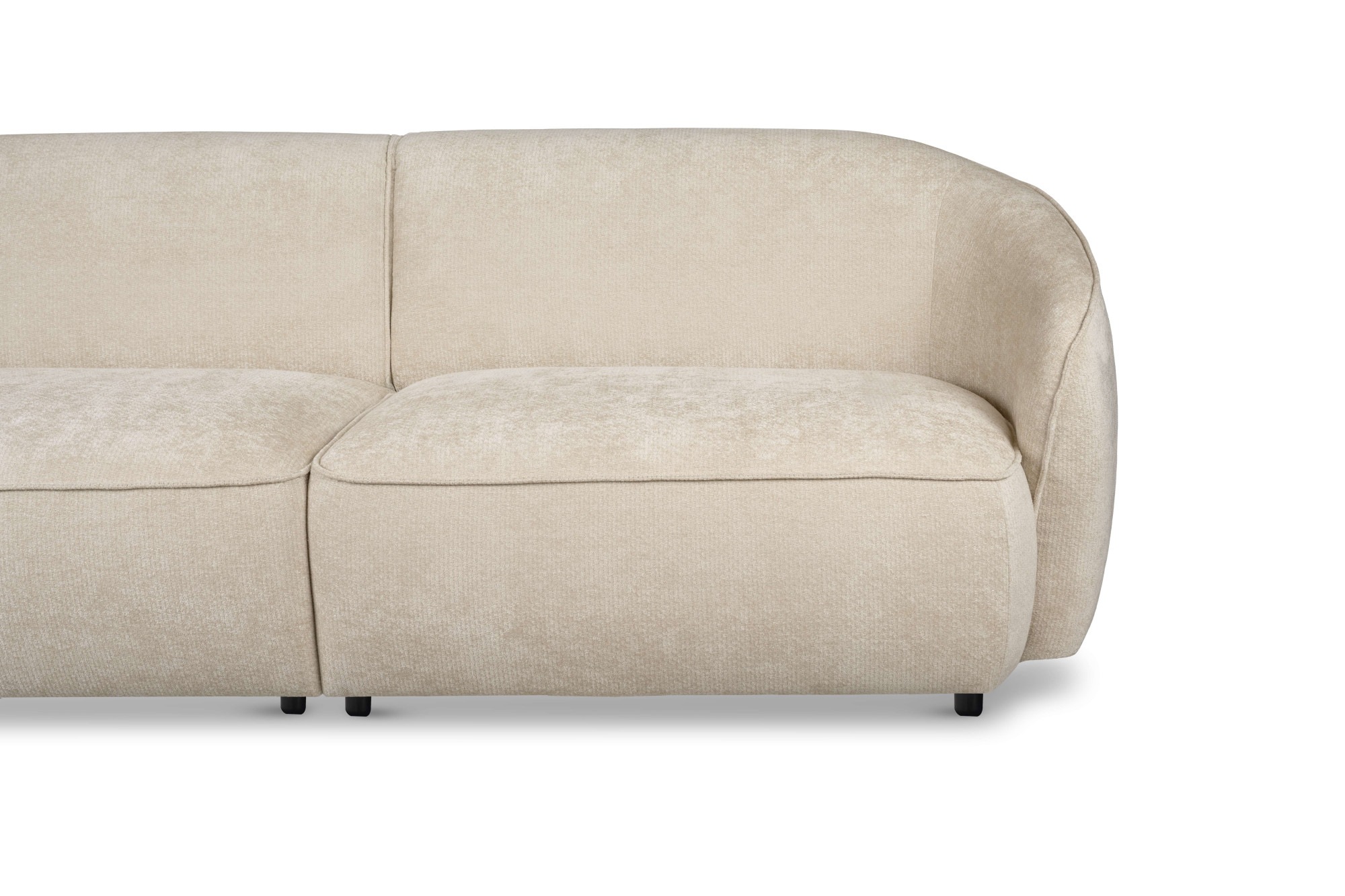 INOSIGN 3-Sitzer »Cosigo«, Breite 226 cm, 2 Chenille-Stoffe zur Auswahl, mit Kaltschaum