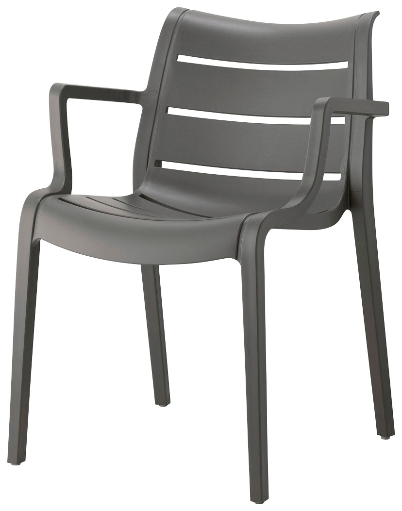 Best Gartensessel »Texas«, (Set, 4 St.), 4x Stapelsessel Texas anthrazit