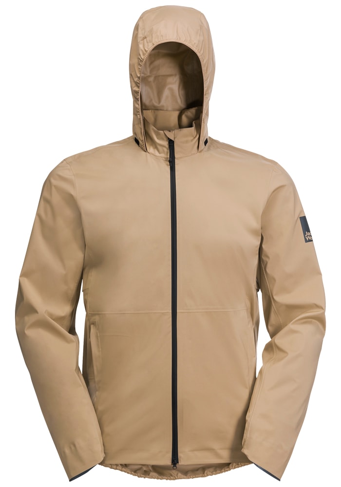 Jack Wolfskin Fahrradjacke »BIKE COMMUTE 2.5L JKT M«, mit Kapuze