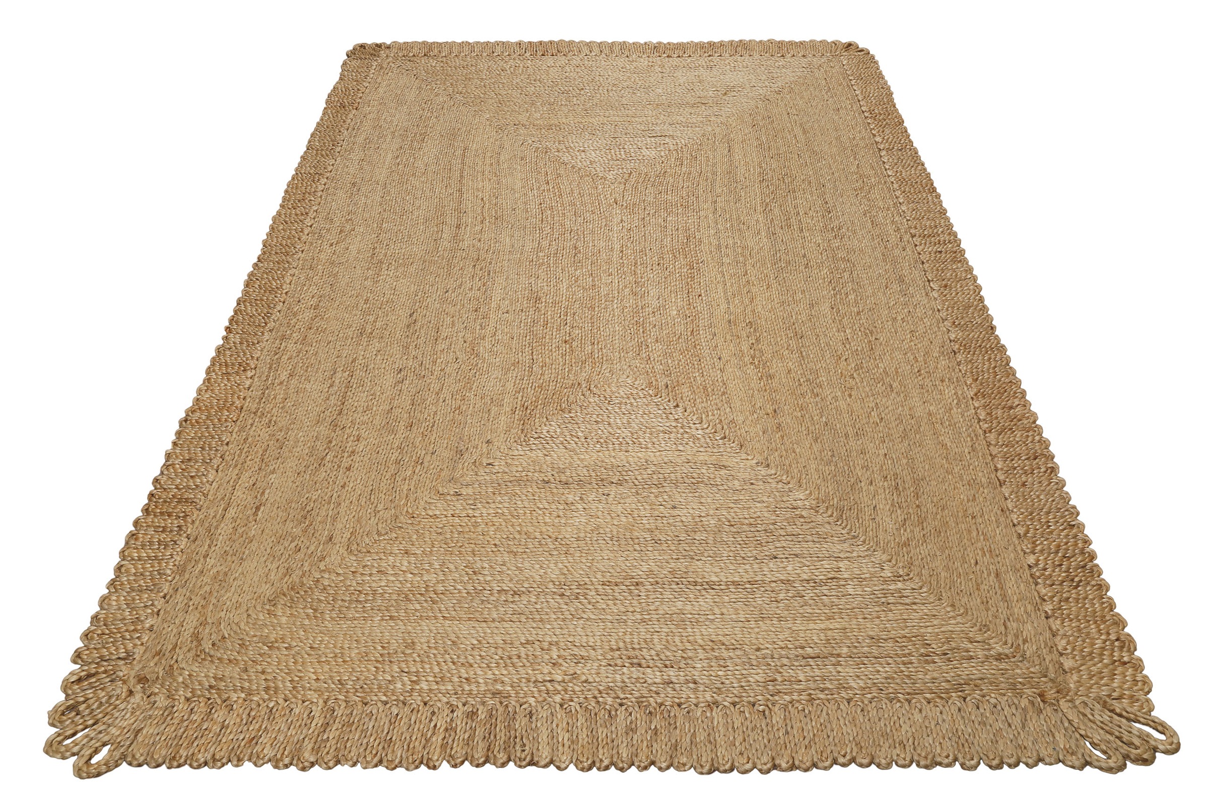 Green Looop Teppich »June«, rechteckig, 12 mm Höhe, handgewebt, robust, strapazierfähig, skandinavisch, Naturfaser