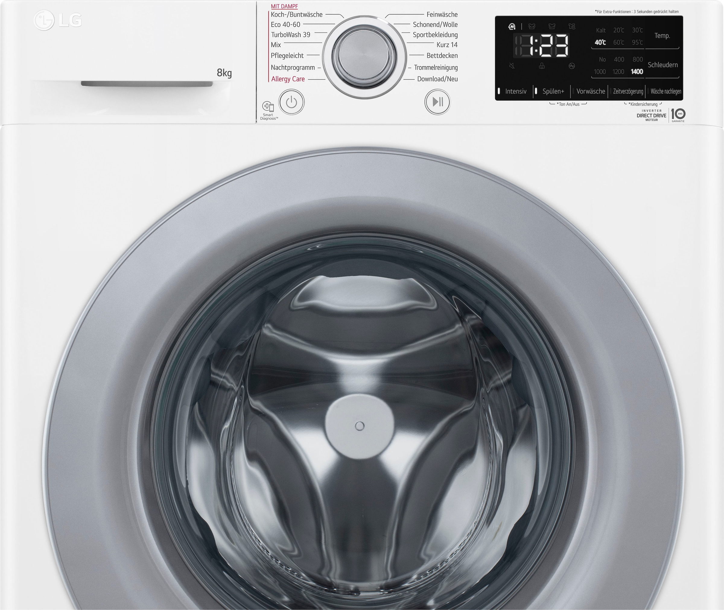 LG Waschmaschine »F4WV3284«, Serie 3, 1400 F4WV3284, OTTO bestellen U/min 8 kg, bei