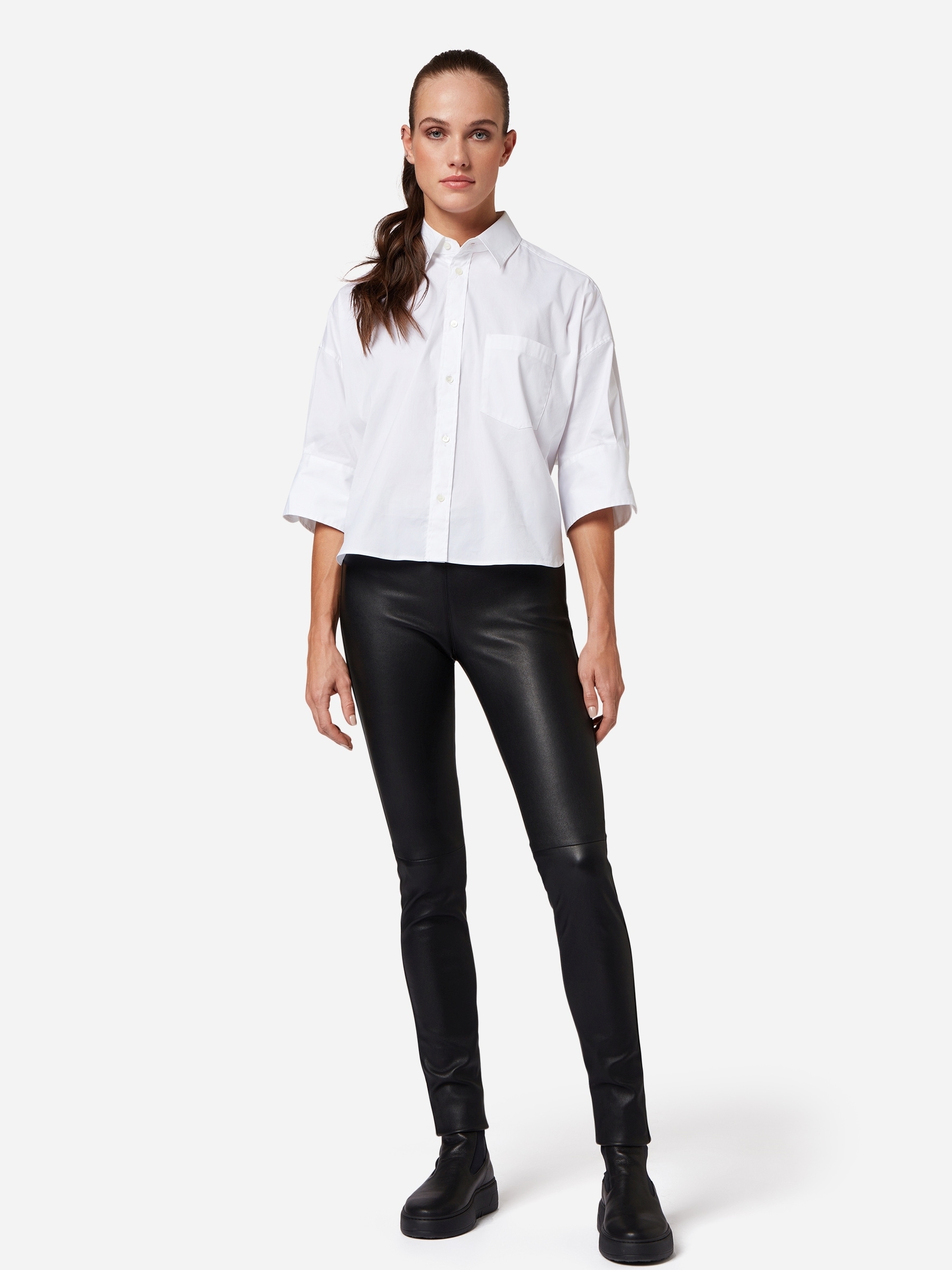 RICANO Leggings »Lederhose Asteroid Stretch«  Handgefertigt aus echtem Leder