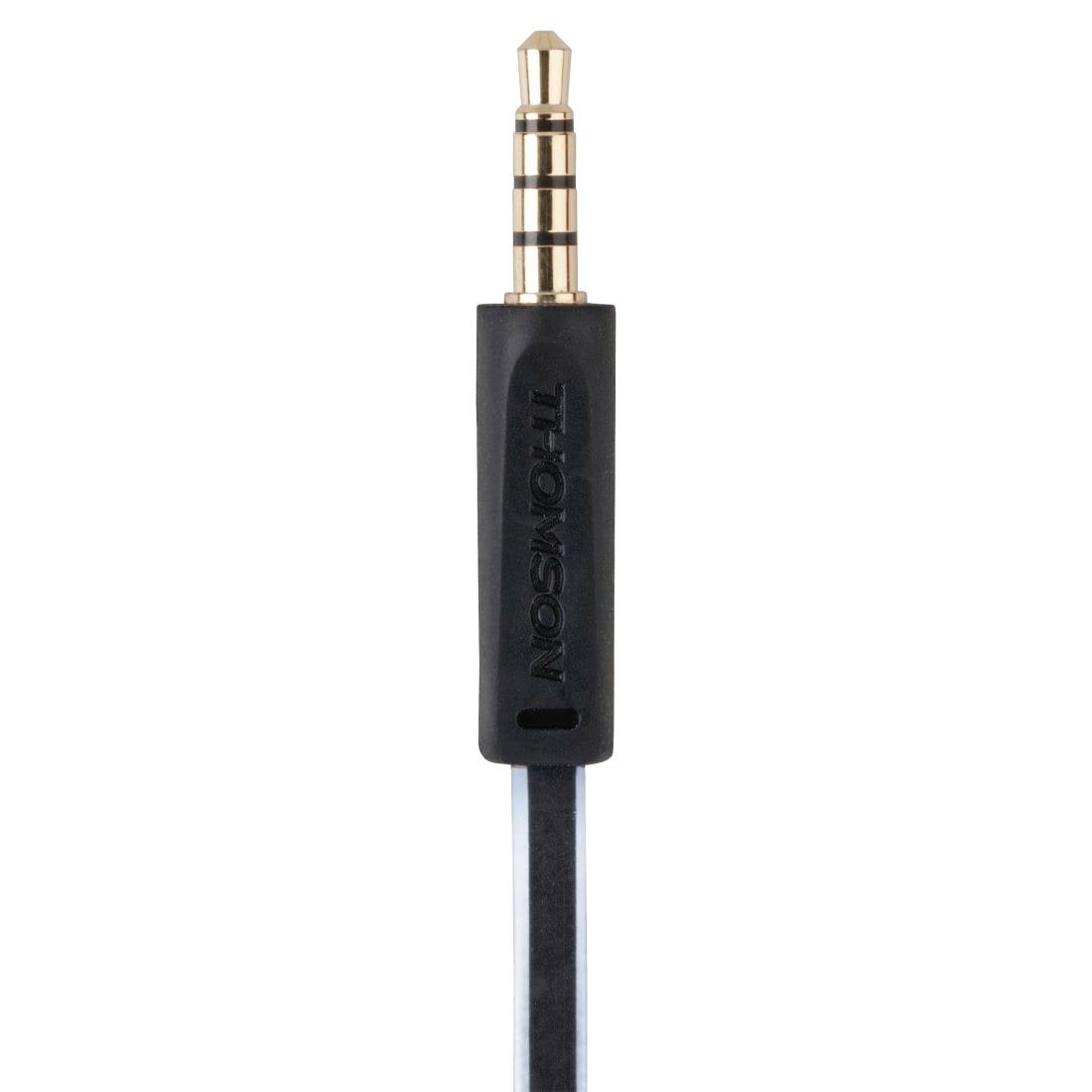 Thomson On-Ear-Kopfhörer »On-Ear Kopfhörer Headset mit flachem Kabel Telefon-Funktion HED2207BK«