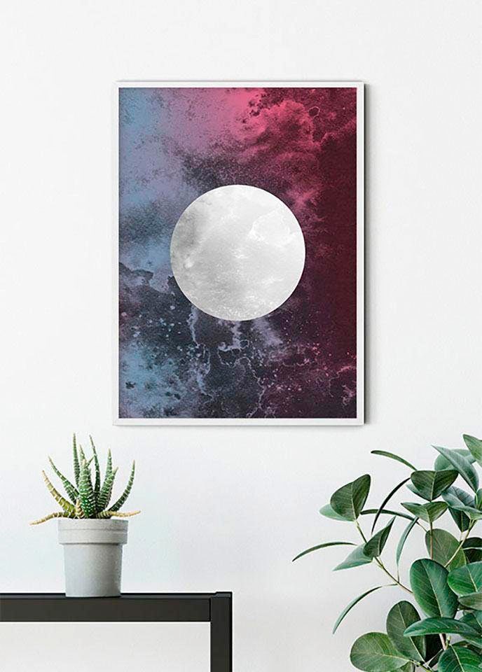 Komar Bild »Solum Luna«, Abstrakt, (1 St.), Wandbild zur Dekoration - ohne Rahmen