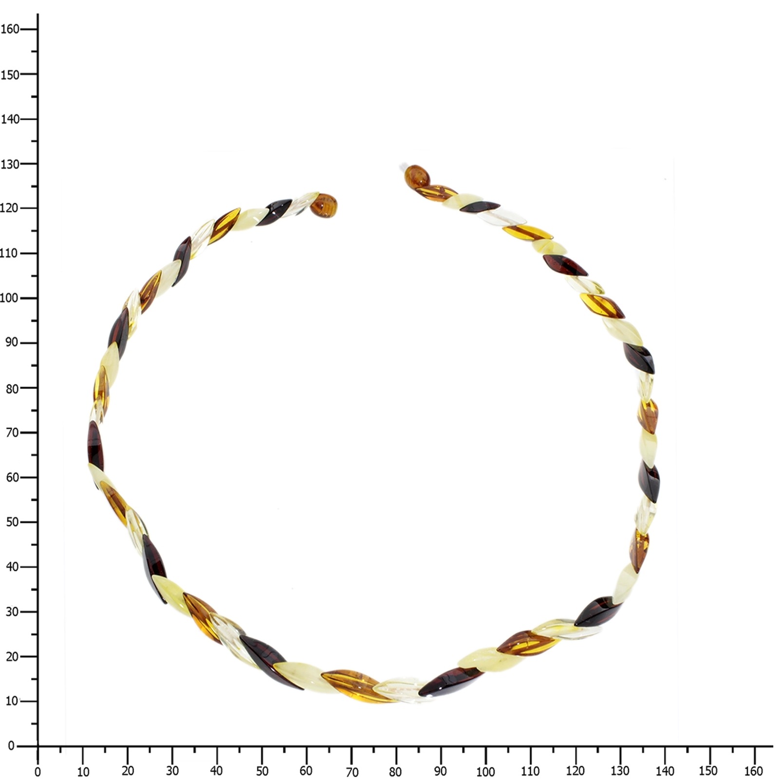 OSTSEE-SCHMUCK Kette ohne Anhänger »- Talvi - Bernstein -,«