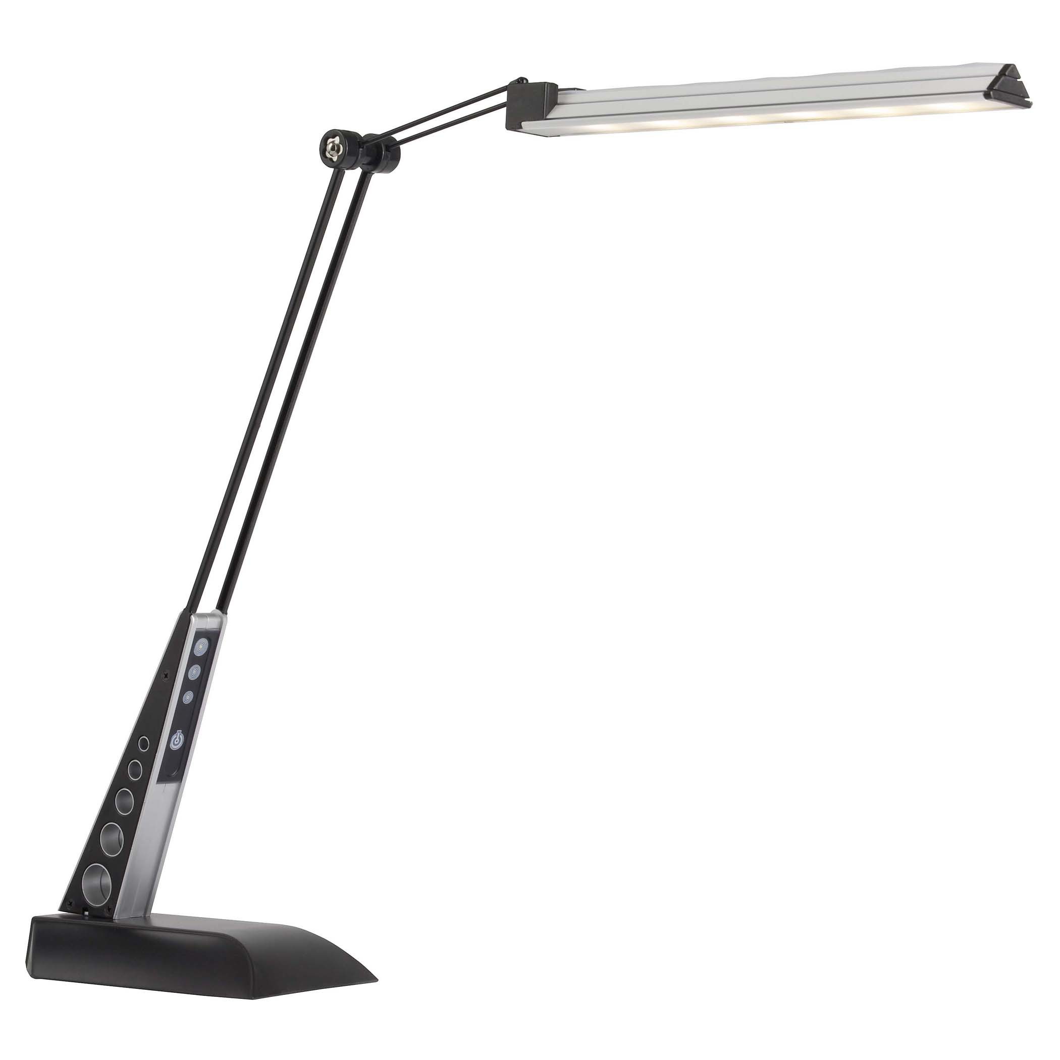 Brilliant Leuchten Jaap LED Schreibtischleuchte schwarz/chrom