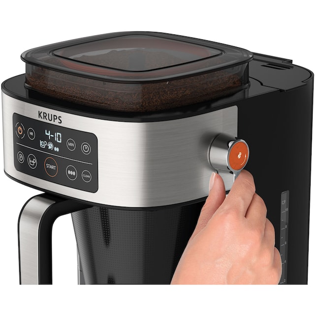 Krups Filterkaffeemaschine »KM760D Aroma Partner«, 1,25 l Kaffeekanne, integrierte  Kaffee-Vorratsbox für bis zu 400 g frischen Kaffee jetzt kaufen bei OTTO