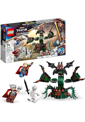 Konstruktionsspielsteine »Angriff auf New Asgard (76207), LEGO® Marvel«, (159 St.)