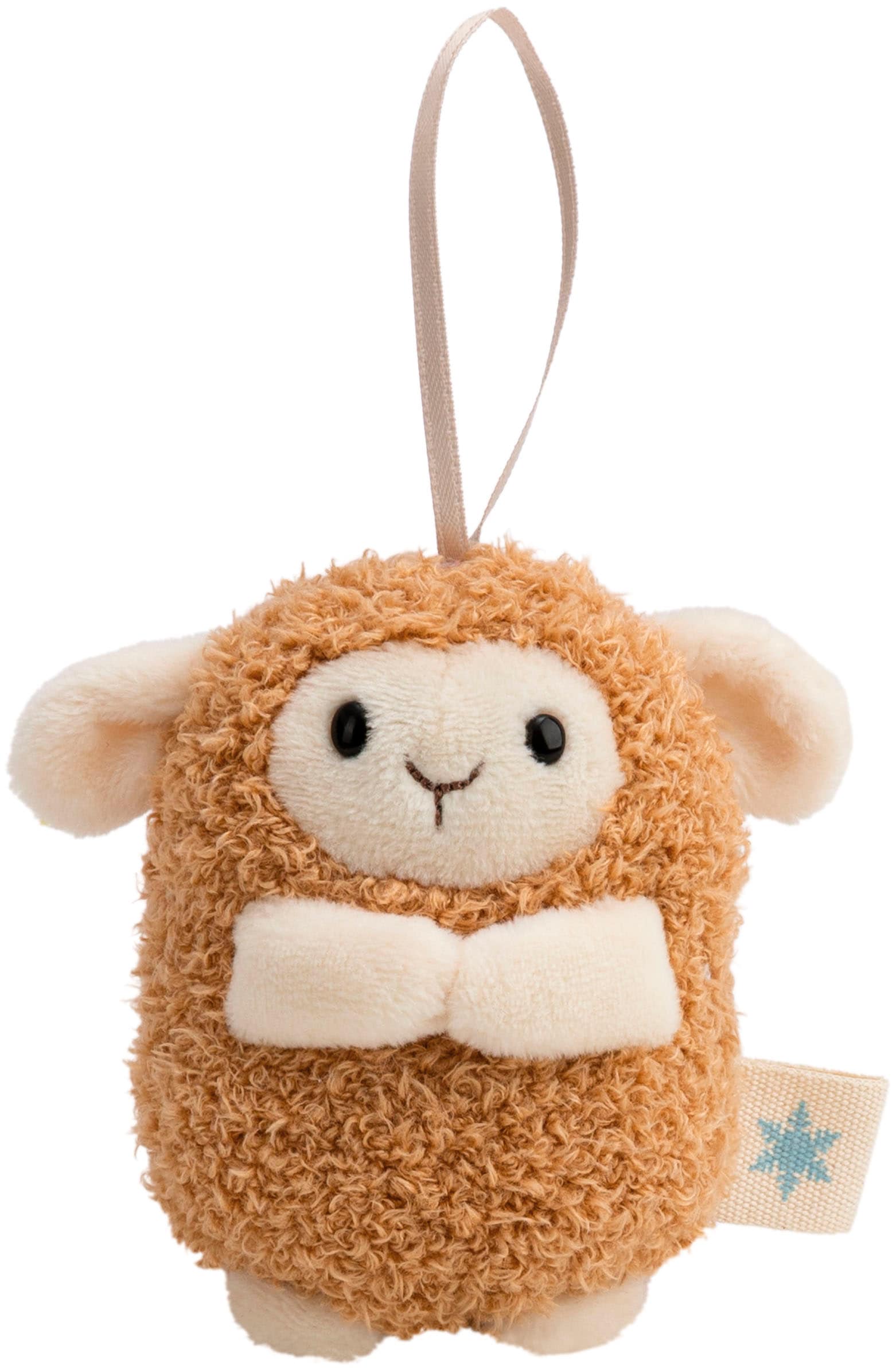 Nici Kuscheltier »mymochi, Set Schaf Wools braun 8cm mit Glocke & Rentierkostüm« in Geschenkbox