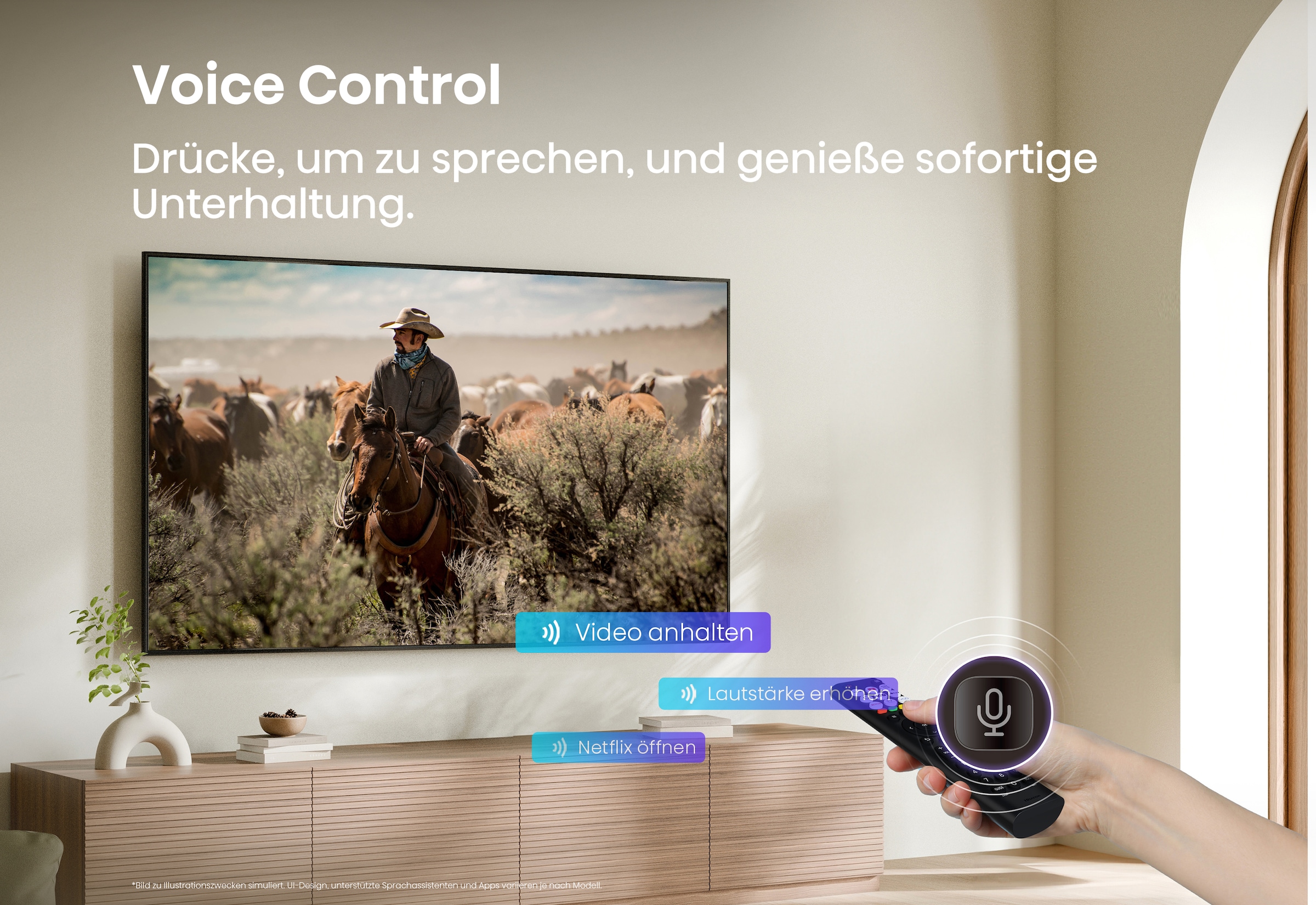 Hisense DLED-Fernseher »43E6DS« 108 cm/43 ″ Smart-TV