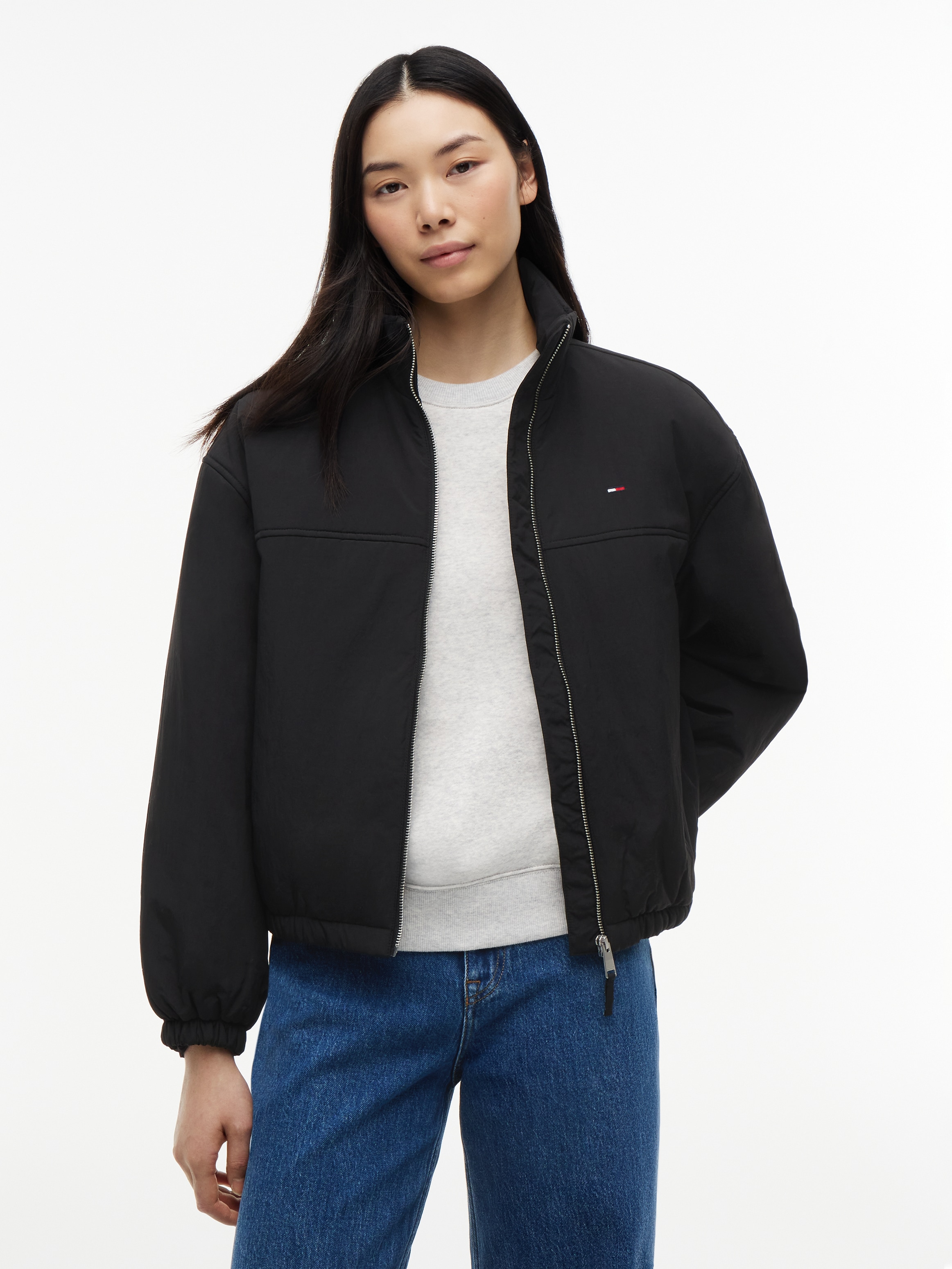 Tommy Jeans Blouson »TJW PADDED HIGH NECK JACKET« Kunstfaser