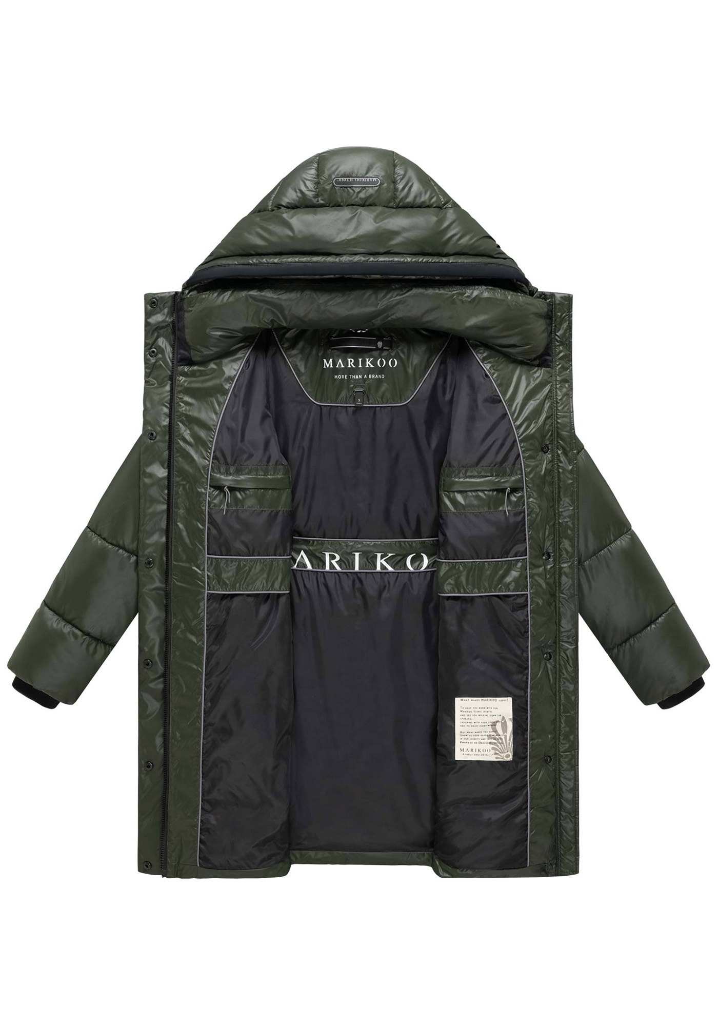 Marikoo Steppmantel »Marikoo Yumee Damen Steppmantel N172«