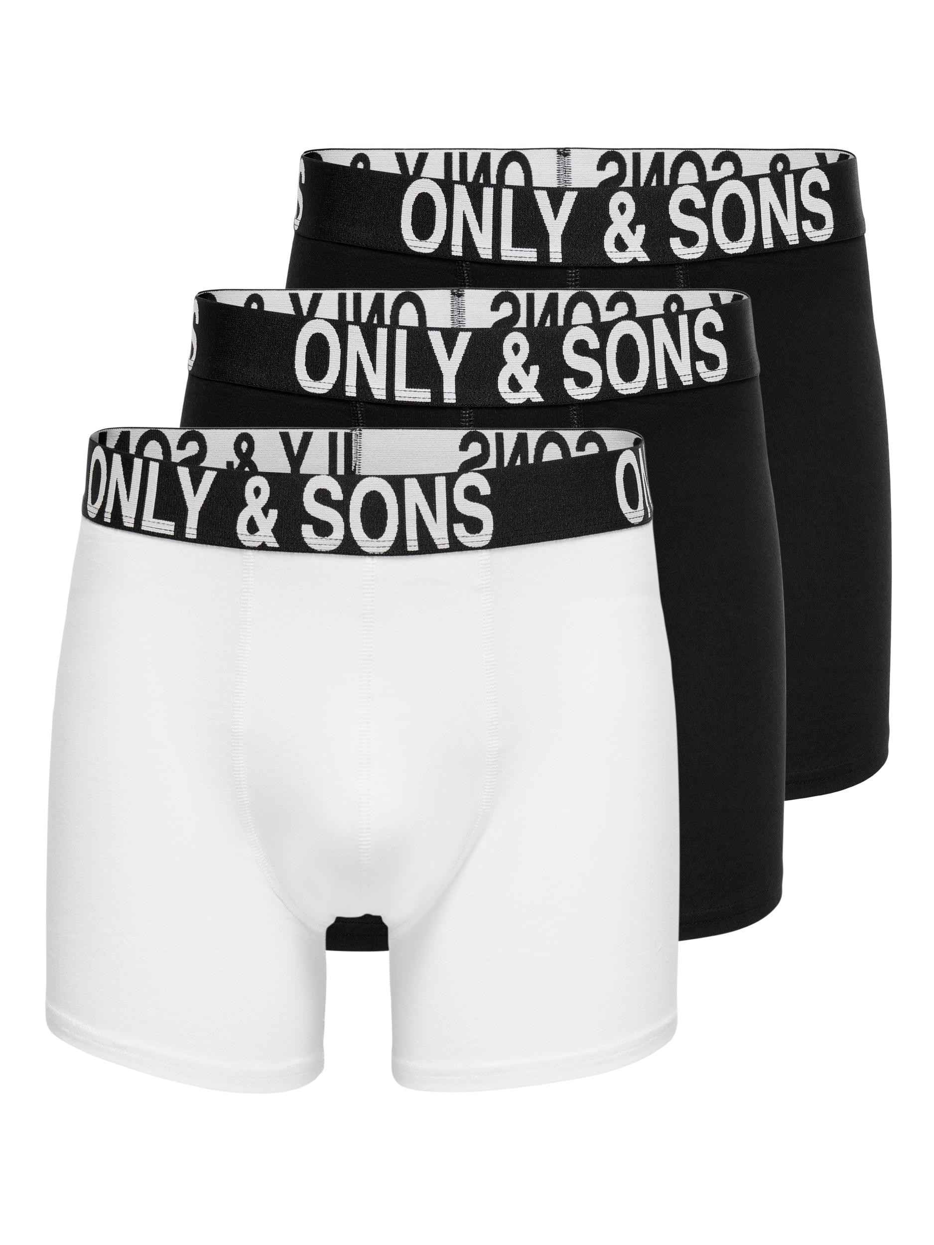 ONLY & SONS Trunk »ONSFITZ WB BOLD LOGO TRUNK 3-PACK NOOS«, (Packung, 3 St.)