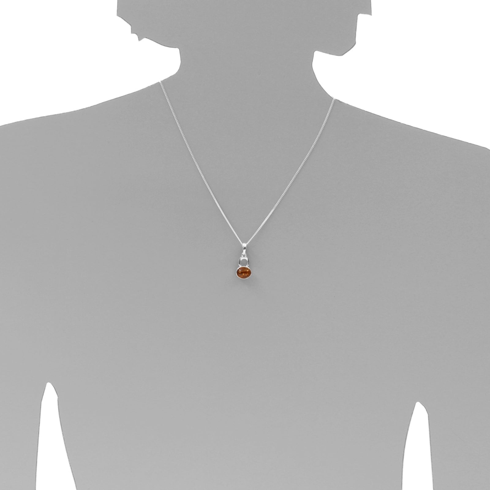 OSTSEE-SCHMUCK Kette mit Anhänger »- Hedda - Silber 925/000 - Bernstein«