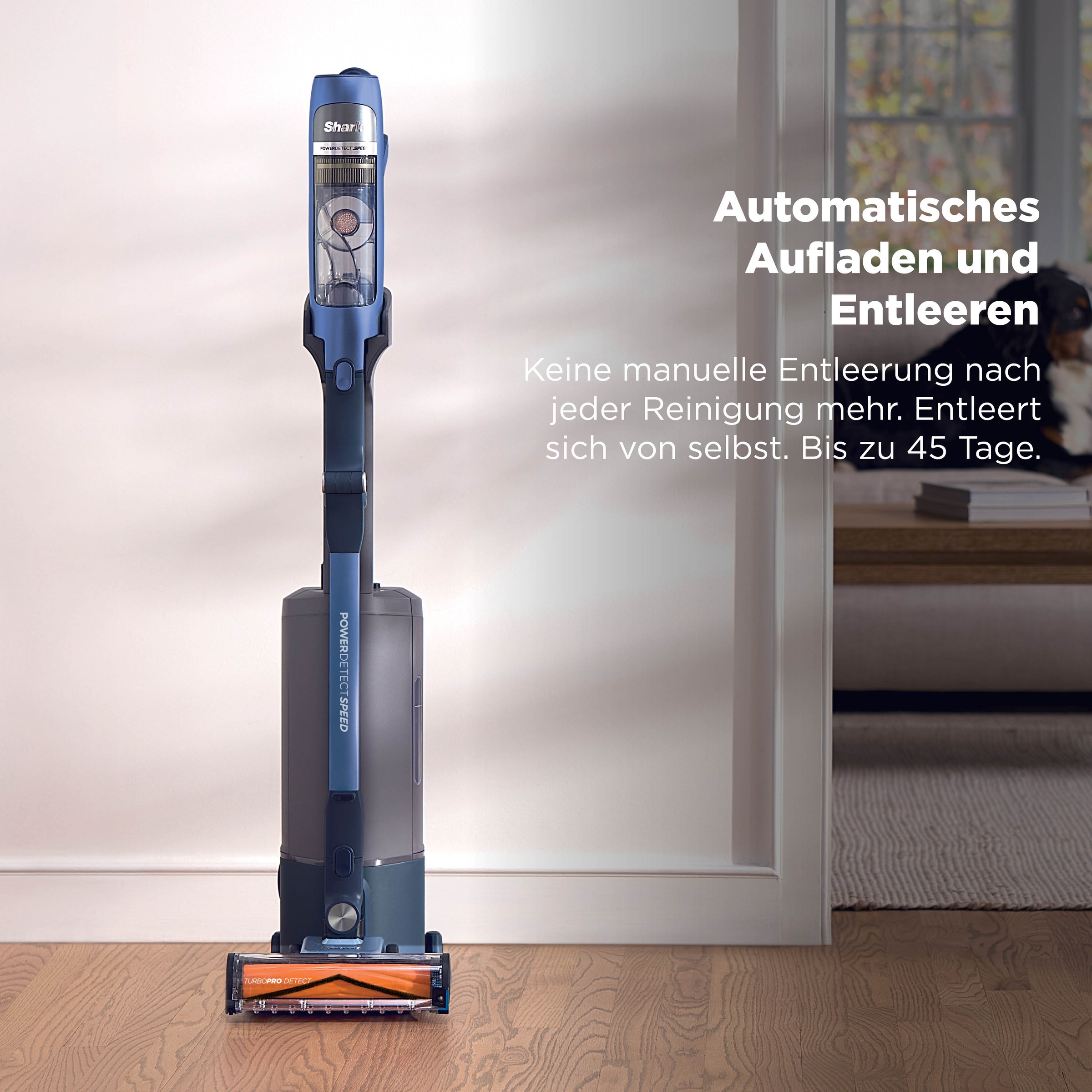 Shark Akku-Hand-und Stielstaubsauger »Shark PowerDetect Speed Pet Pro Clean and Empty IA3241EUT« Reveal-Technologie:, Flexology