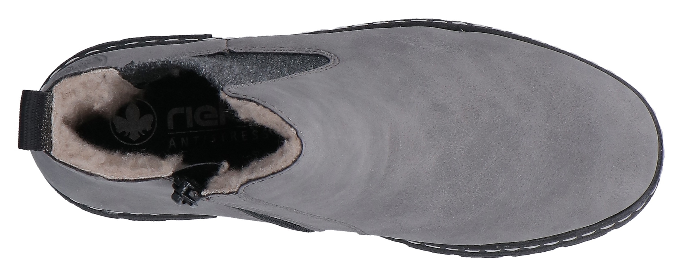 Rieker Chelseaboots  Winterstiefelette, Winterboots, Blockabsatz, mit Stretcheinsatz