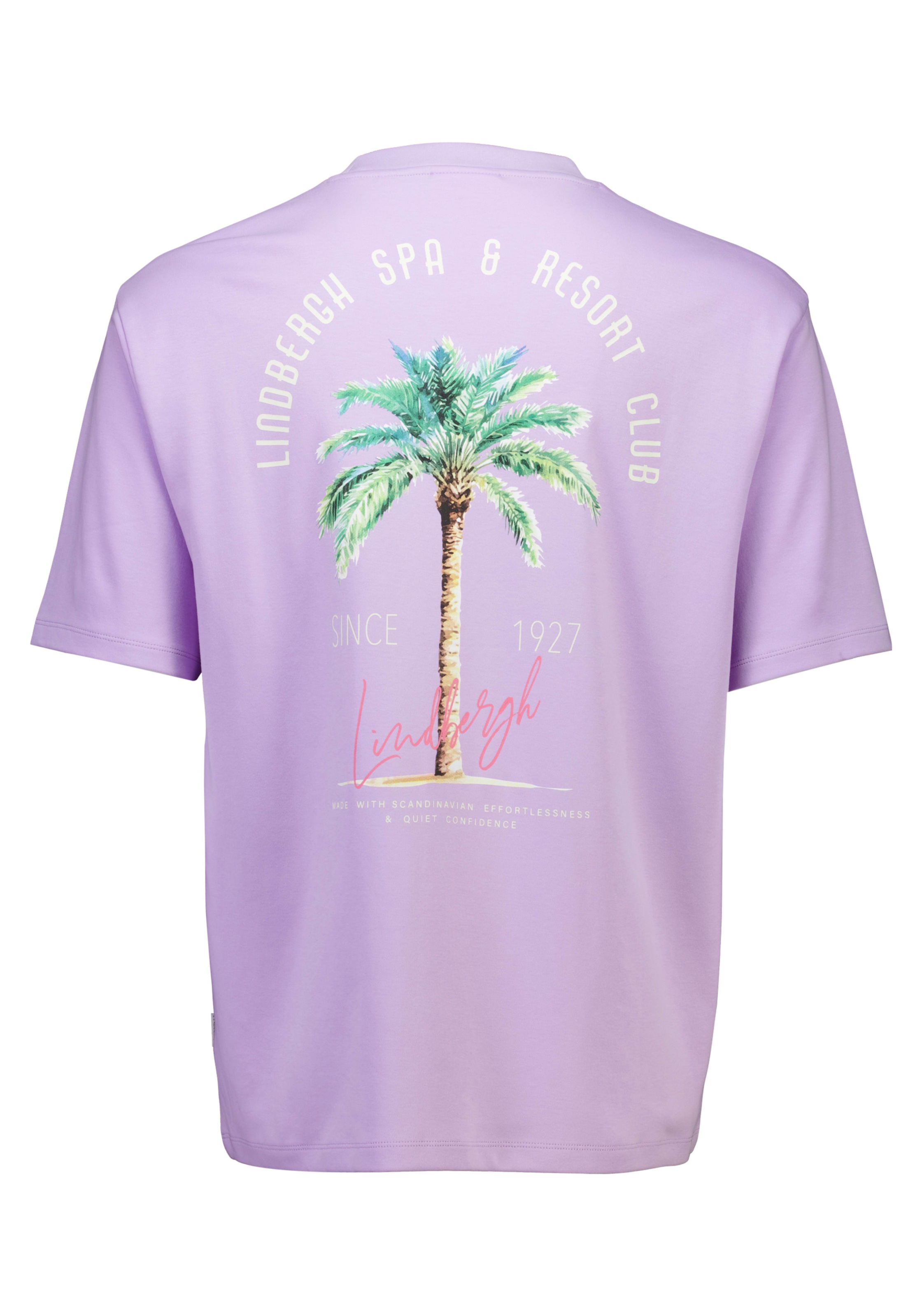 LINDBERGH Kurzarmshirt Sommershirt mit großem Rückenprint / kleinem Frontprint