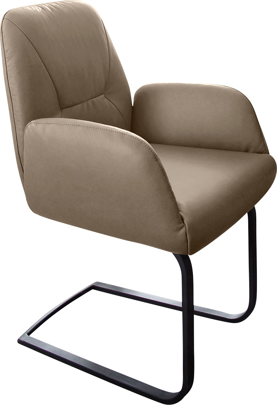 W.SCHILLIG Freischwinger »ole«, Longlife Xtra-Leder Z59, Gestell in Schwarz pulverbeschichtet
