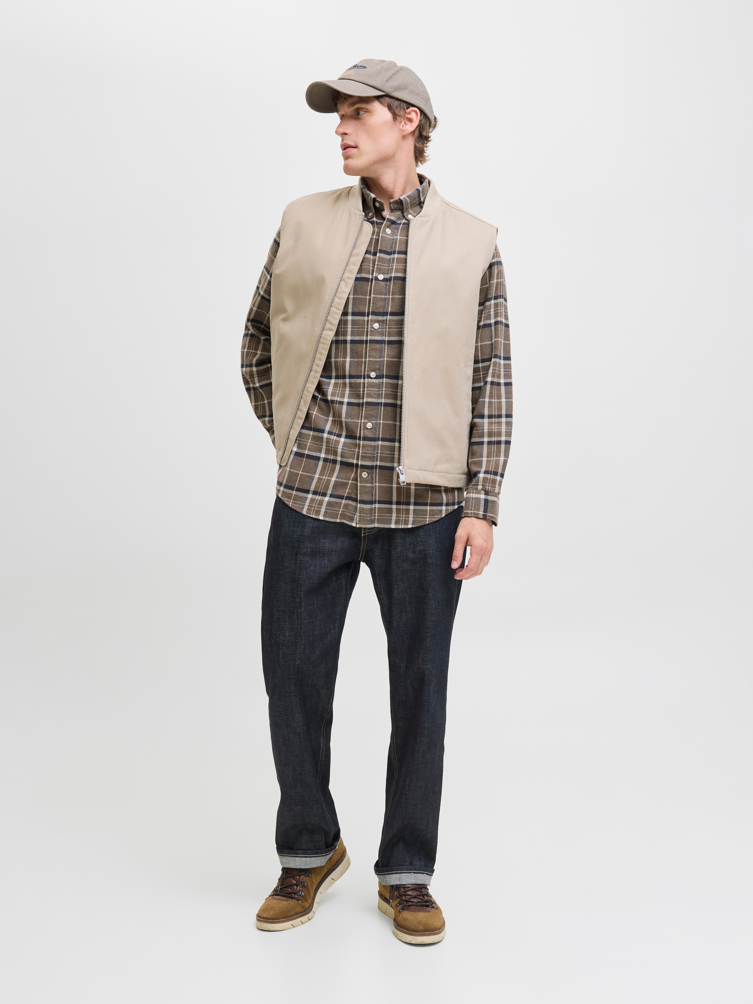 Jack & Jones Langarmhemd »JJECLASSIC FLANNEL CHECK SHIRT LS SN«
