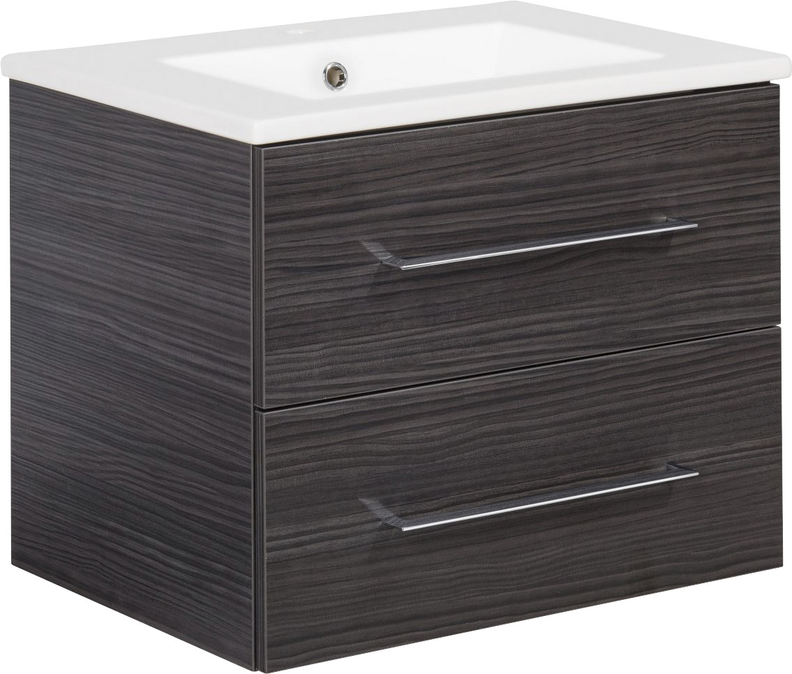 Fackelmann Waschtisch »B.perfekt« Badmöbel Breite 60 cm in beige, Größe B/H/T: 60 cm x 51,2 cm x 48 cm