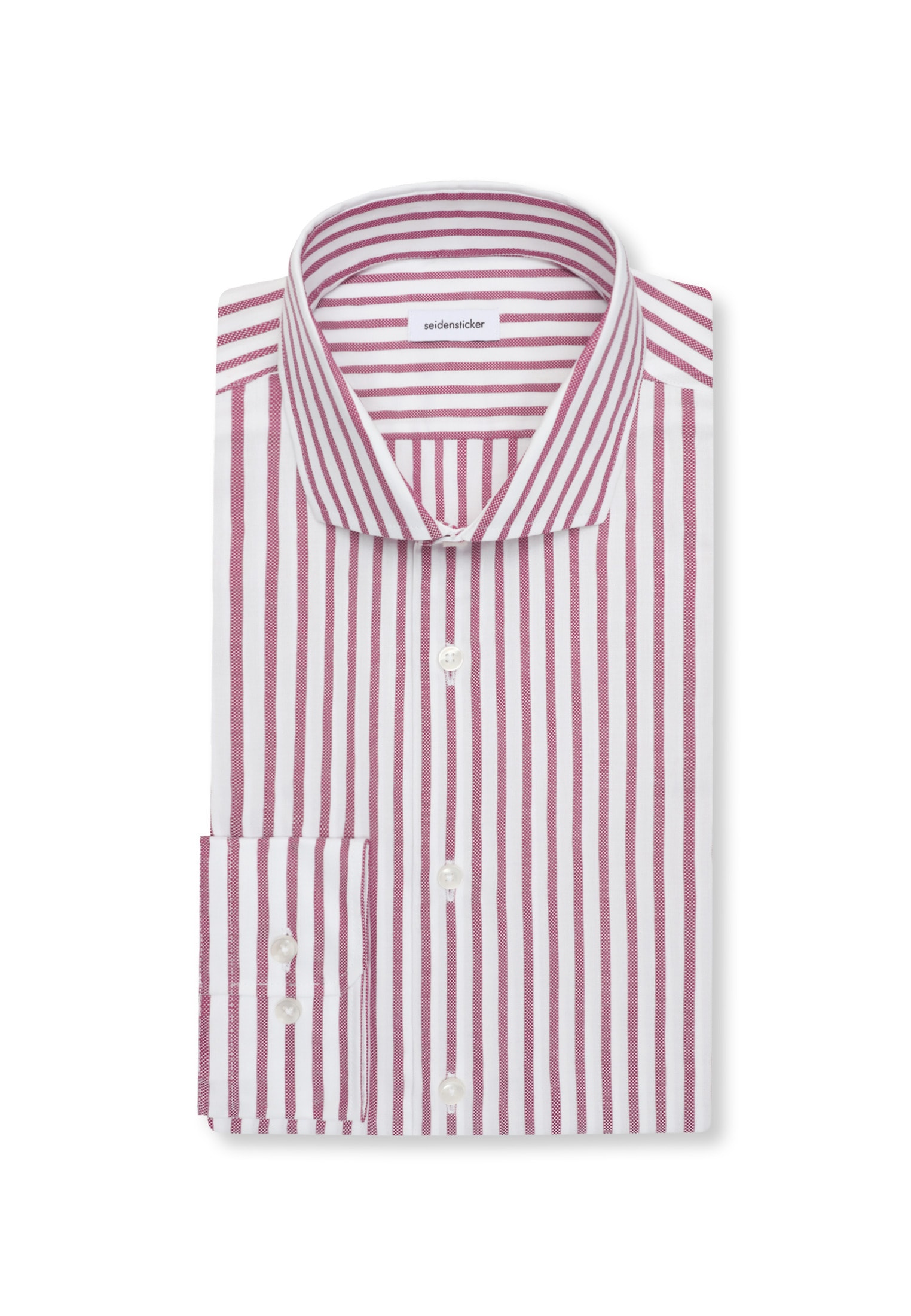 seidensticker Businesshemd »Schwarze Rose« Slim 1/1 Kentkragen Gestreift