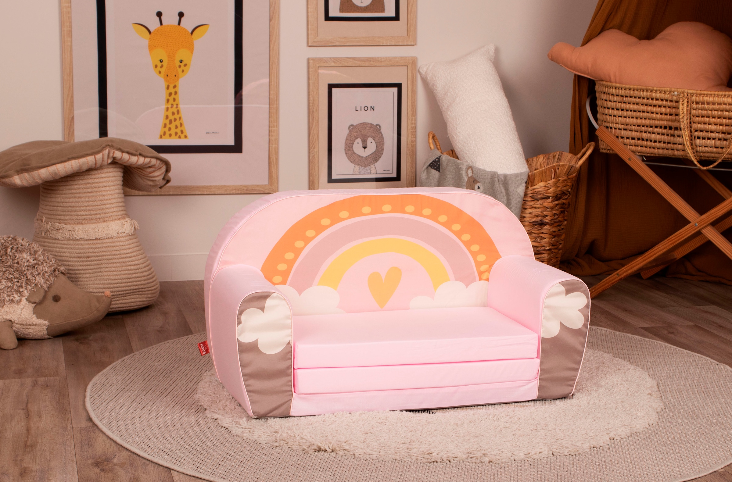 Knorrtoys® Sofa »Regenbogen«, für Kinder; Made in Europe