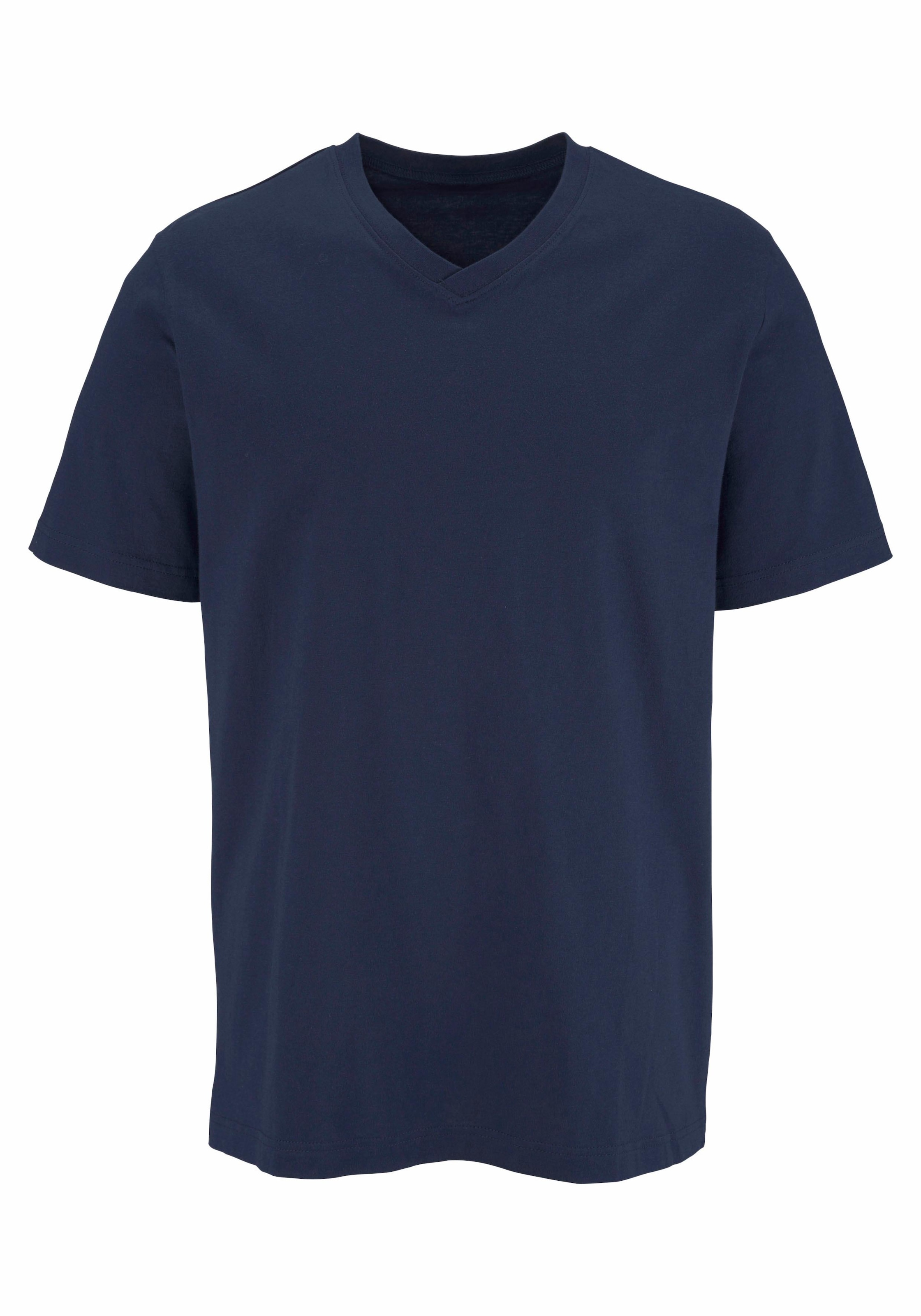 H.I.S T-Shirt, (Packung, 3 tlg.), mit V-Ausschnitt aus Baumwolle, Unterhemd, T-Shirt