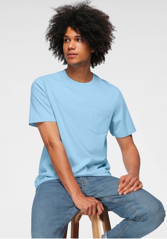 OTTO products T-Shirt »GOTS zertifiziert – nachhaltig aus Bio-Baumwolle«, mit Brusttasche kaufen