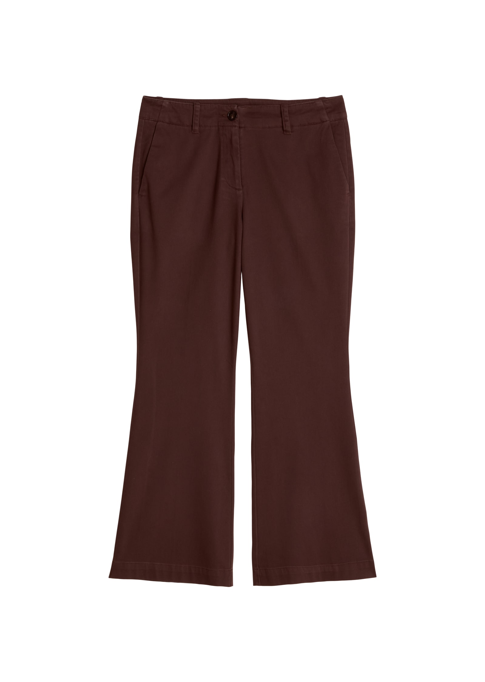 Marc O'Polo 7/8-Hose »MARTHE FLARED«  aus Baumwoll-Stretch-Satin, Flared Fit