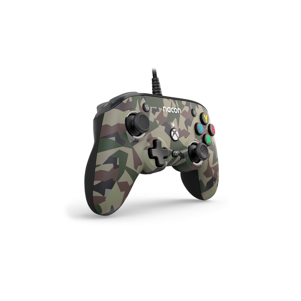 nacon Gaming-Controller »NA010350 Xbox Compact Controller PRO, kabelgebunden, 3D-Klang«, personalisierbar, camoflage forest