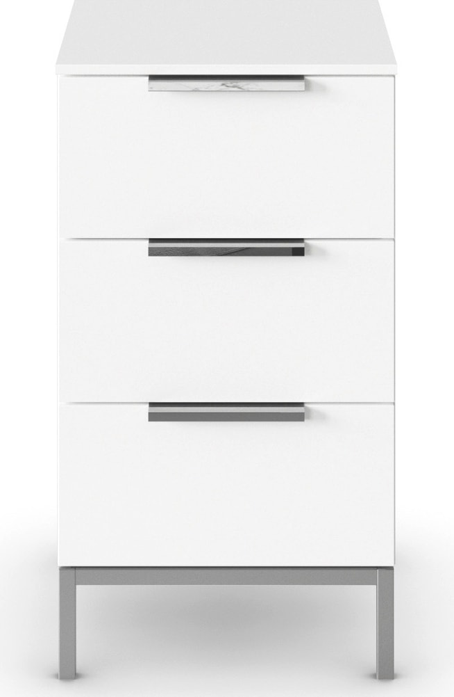 rauch Nachtkommode »Nachttisch Nachtschrank Nachtkonsole FLIPP«, (Breite 40 cm), mit 3 Schubladen und Soft-Close-Funktion