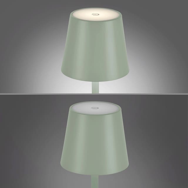 JUST LIGHT LED Tischleuchte »EURIA«, 1 flammig-flammig, LED Akku Tischlampe  bestellen online bei OTTO