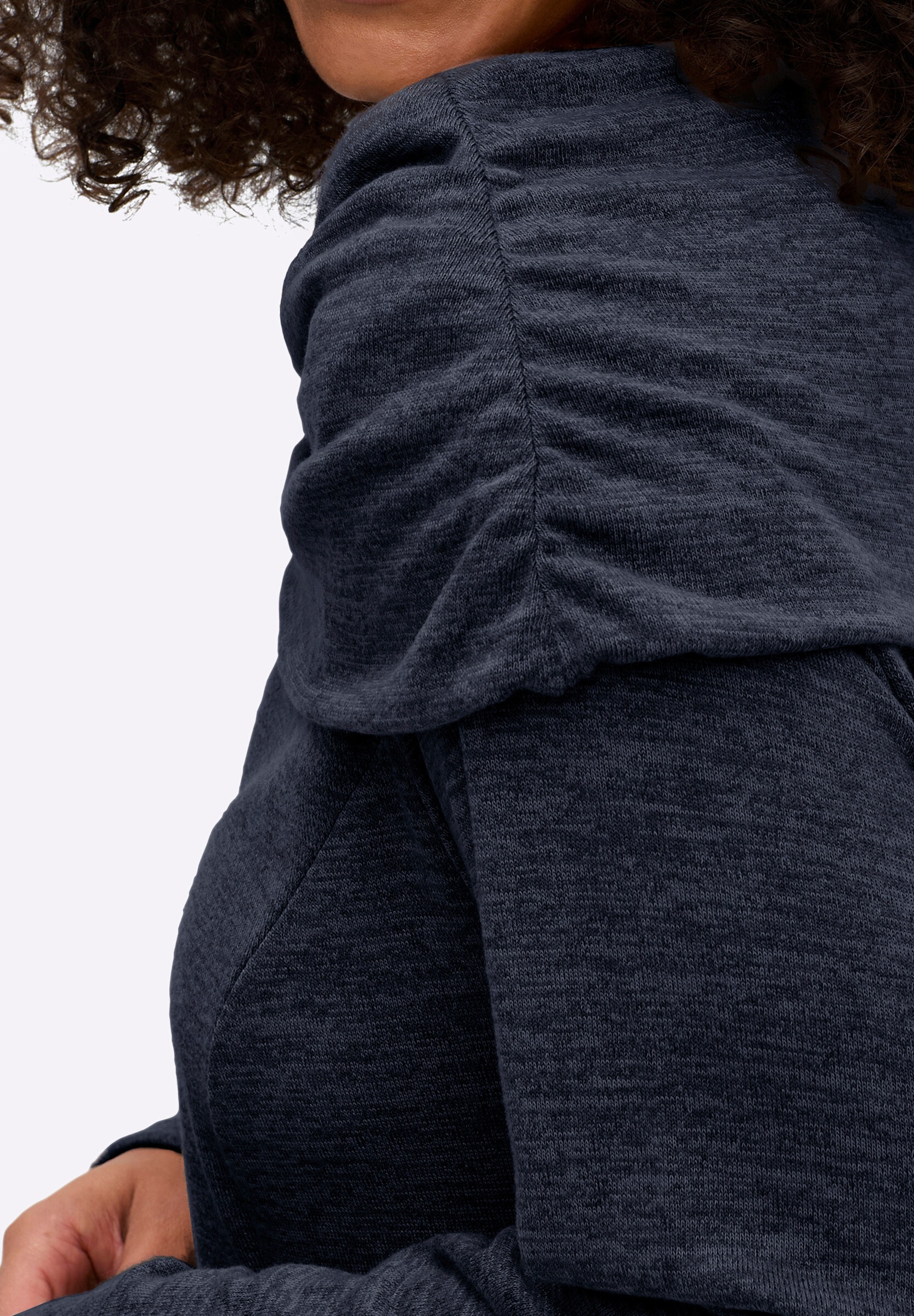 sheego by Joe Browns Sweatshirt »Sweatshirt Longsweatshirt im Strick-Look«
