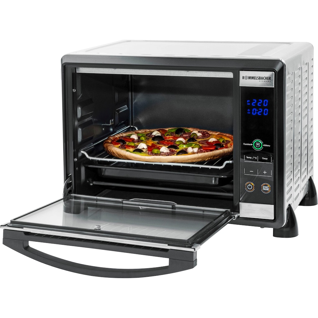 Rommelsbacher Minibackofen »Elektronik Back & Grill Ofen BGE 1580/E«