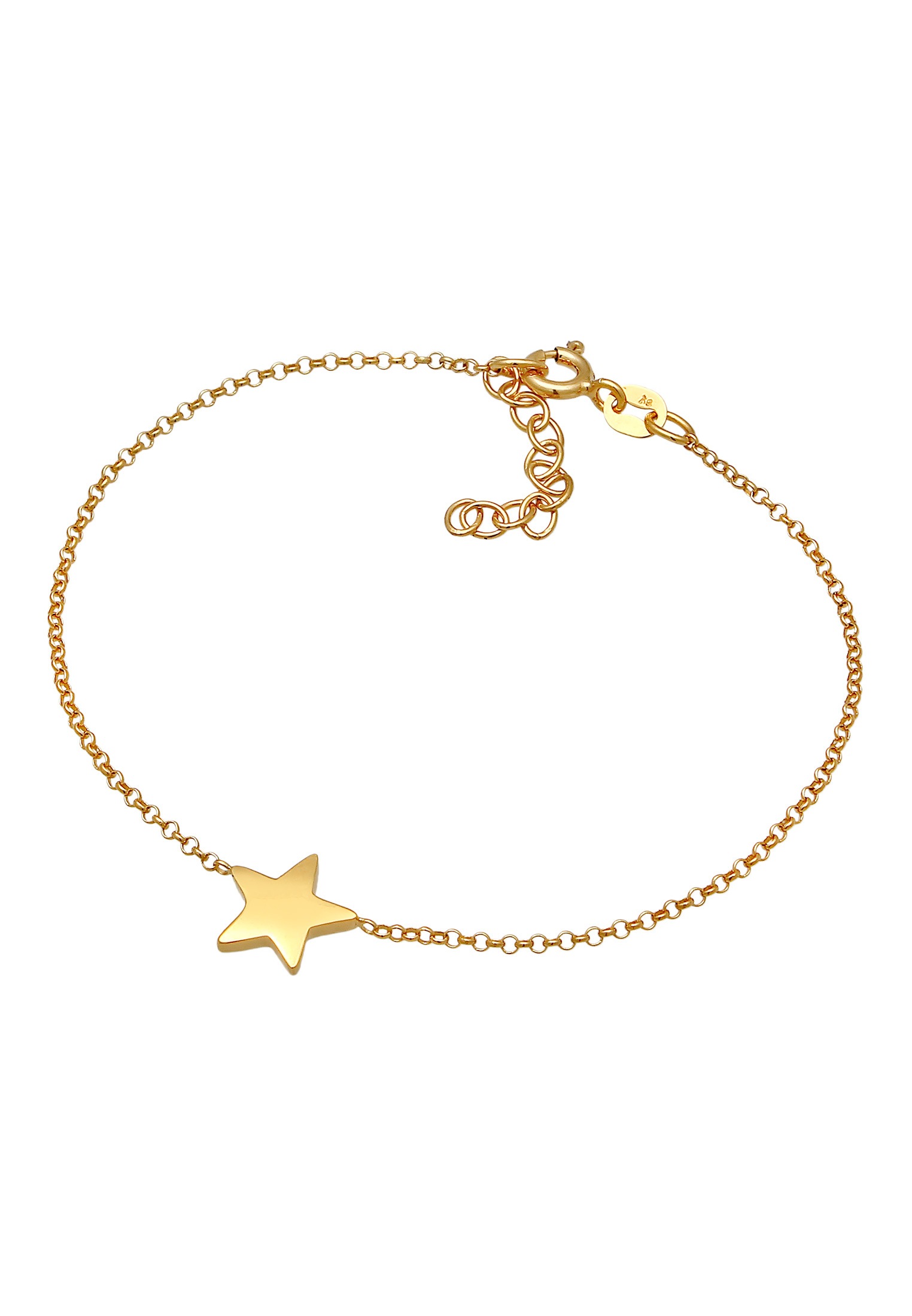 Elli Armkette »Armband Stern Astro Trend Zart 925 Silber«