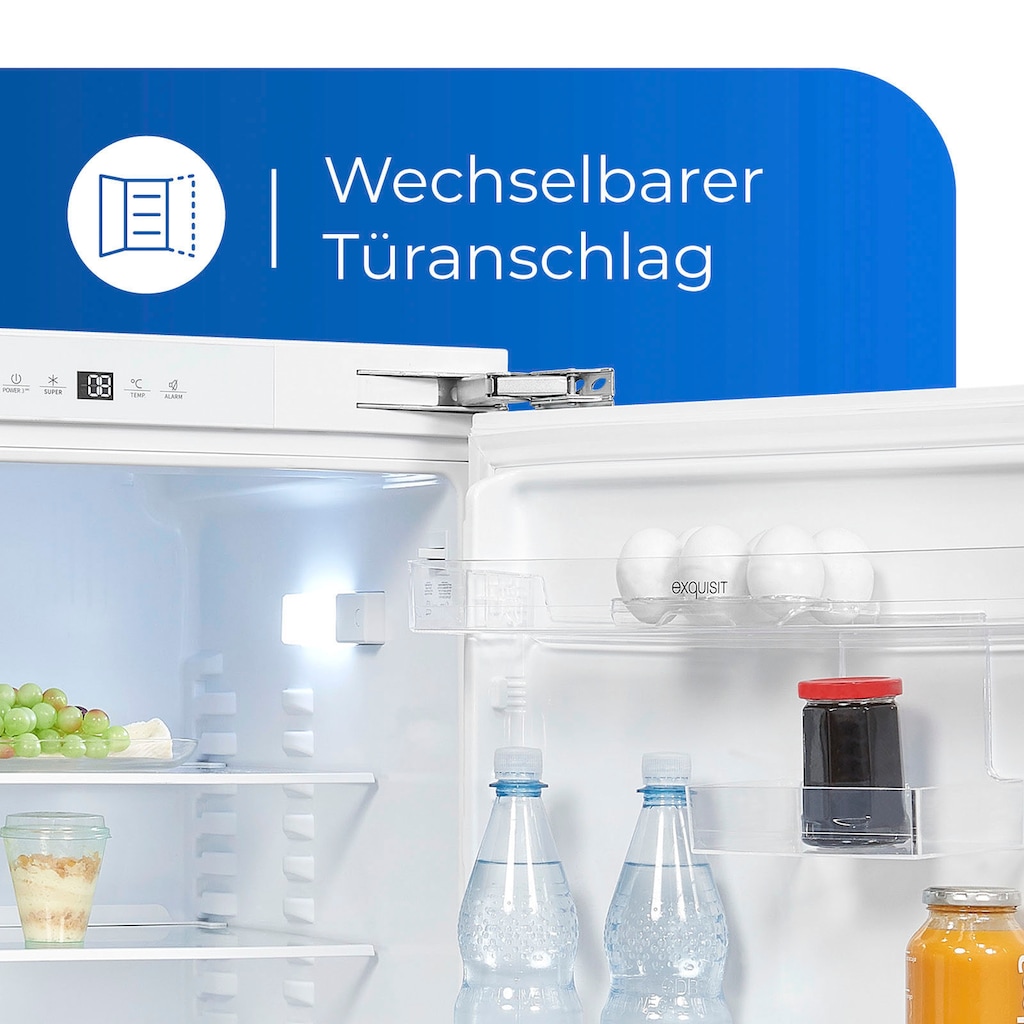 exquisit Kühlschrank »UKS140-V-FE-010E«, UKS140-V-FE-010E, 82,3 cm hoch, 59,5 cm breit