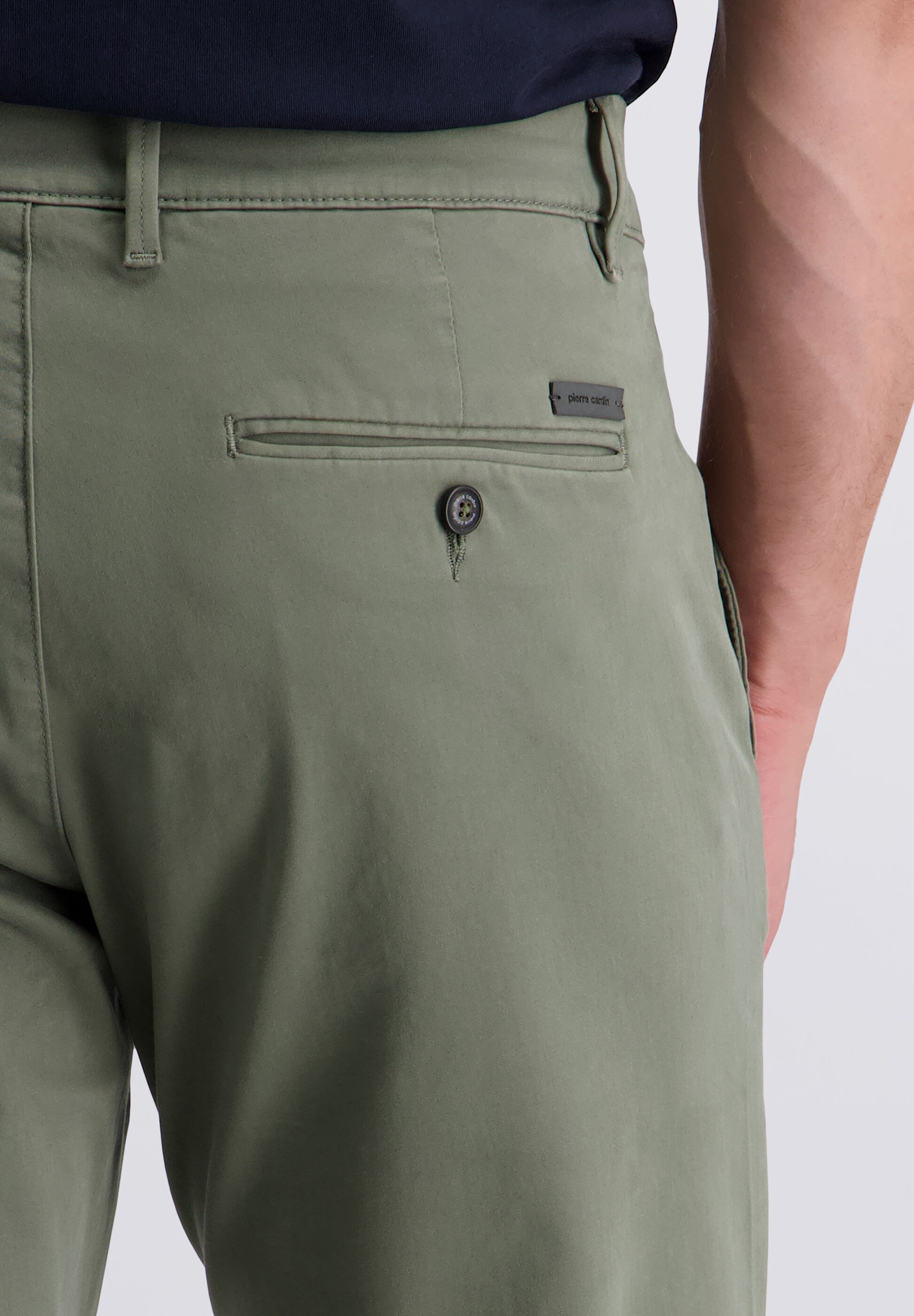 Pierre Cardin Chinohose »Calais«  mit Dornschlaufe für die Gürtelschnalle